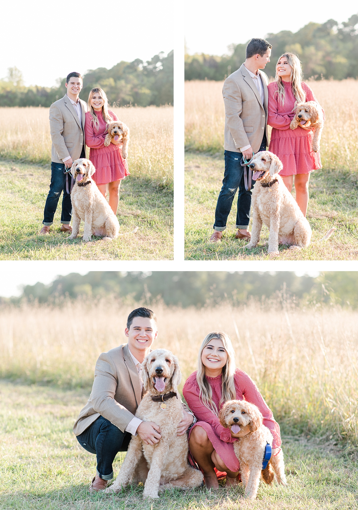 Yorktown Battlefield Engagement Session with Dogs. Photography by Richmond Wedding Photographer Kailey Brianne Photography.