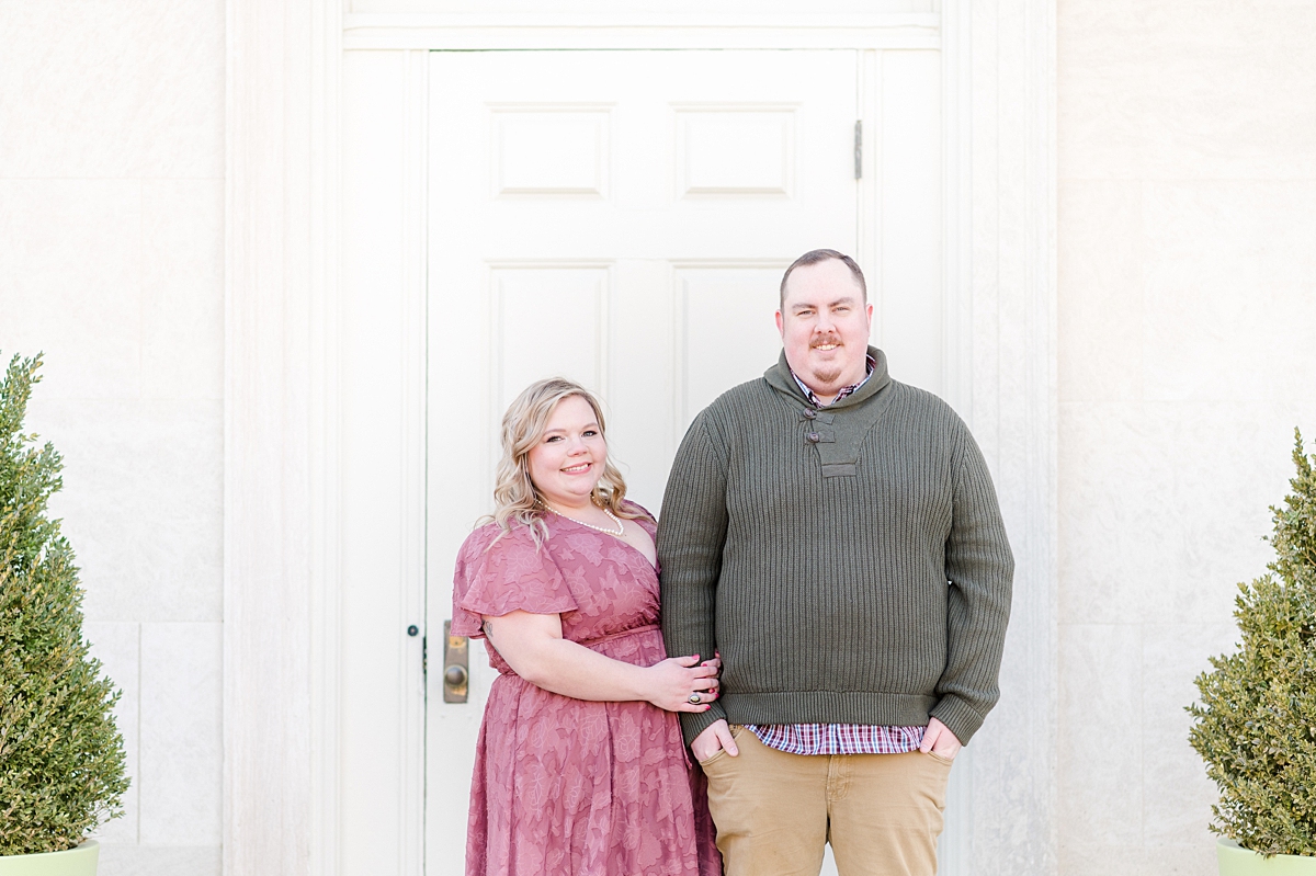 Downtown Richmond VMFA Engagement Session by Richmond Wedding Photographer Kailey Brianne Photography. 