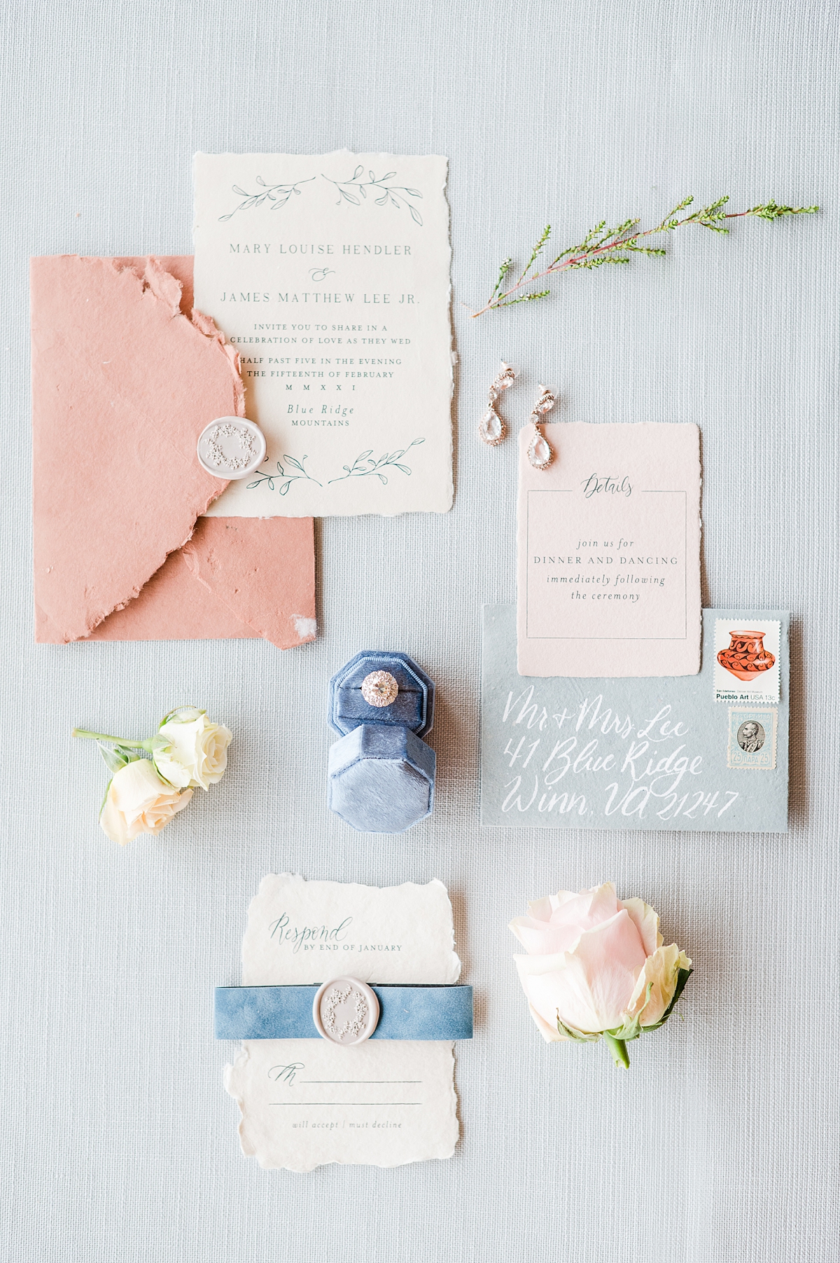 East View Farms Wedding Styled Shoot with Invitation Suite by Line Avenue Calligraphy. Heather Lea Events and Virginia Wedding Photographer Kailey Brianne Photography. 