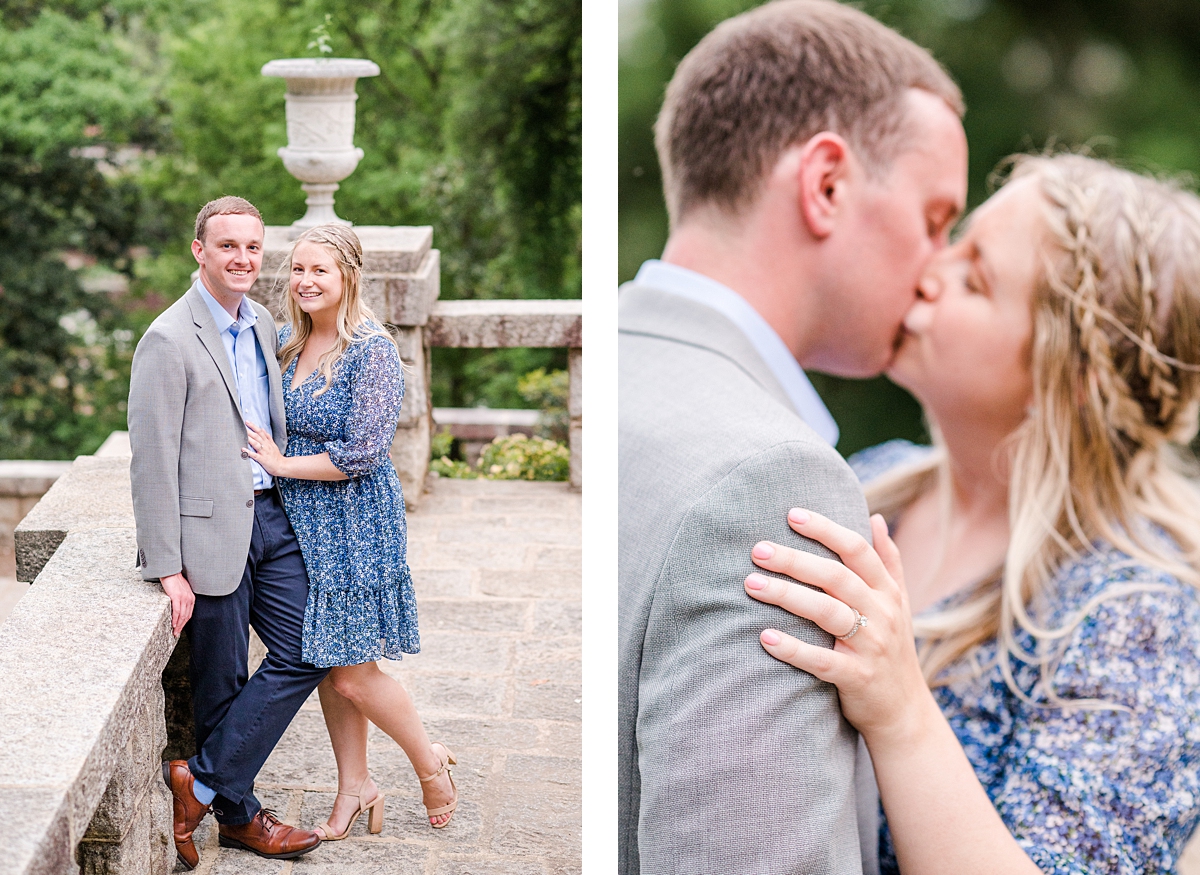 Spring Maymont Engagement Session in Richmond, Virginia. Photography by Virginia Wedding Photographer Kailey Brianne Photography. 