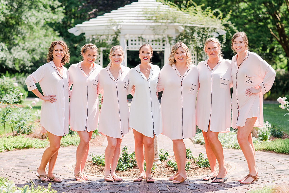 Bridal Getting Ready Portraits at Spring Lewis Ginter Botanical Garden Wedding. Wedding Photography by Virginia Wedding Photographer Kailey Brianne Photography. 