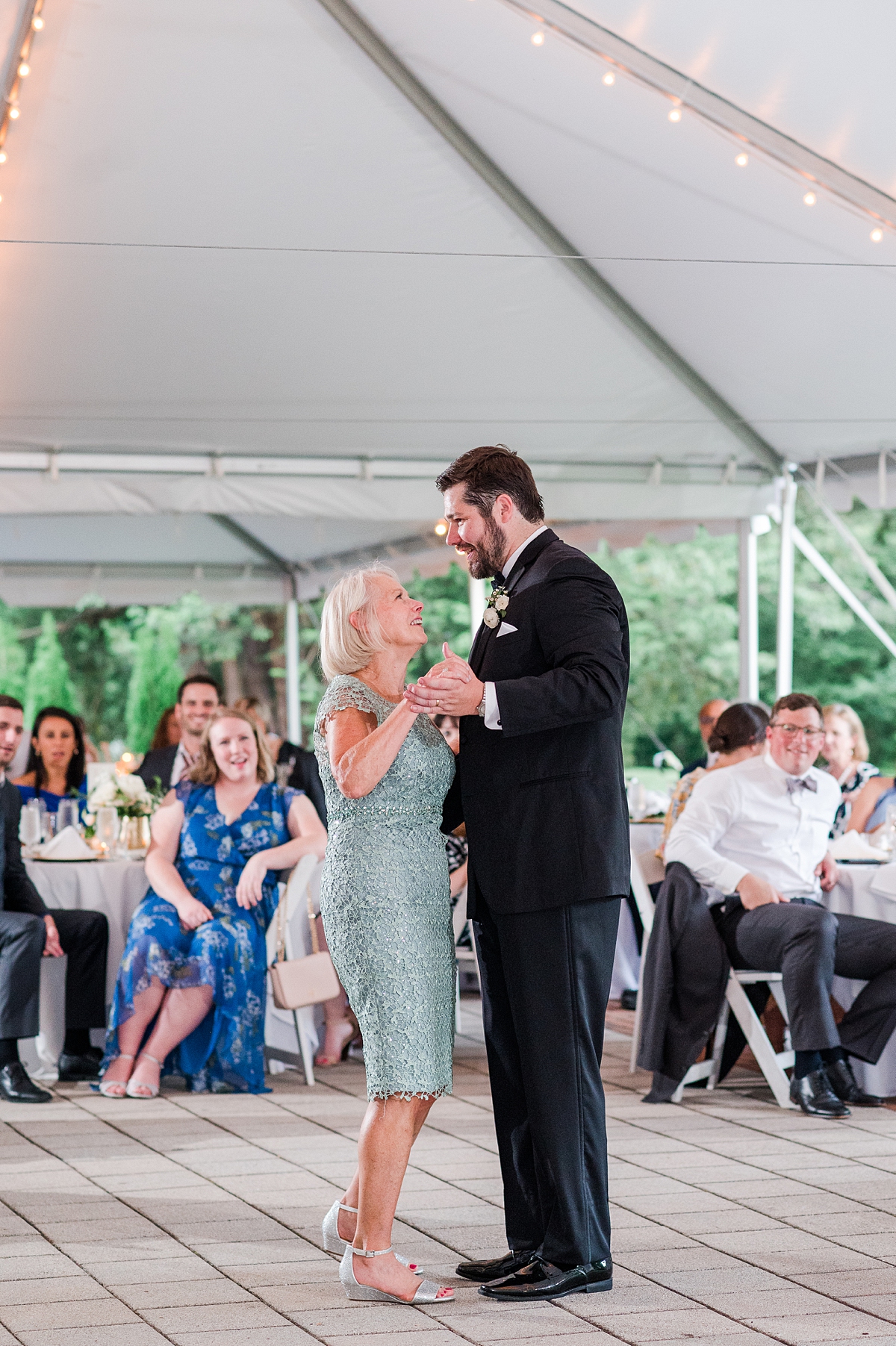 Mother Father Dance During Lewis Ginter Botanical Garden Wedding Reception. Wedding Photography by Richmond Wedding Photographer Kailey Brianne Photography. 