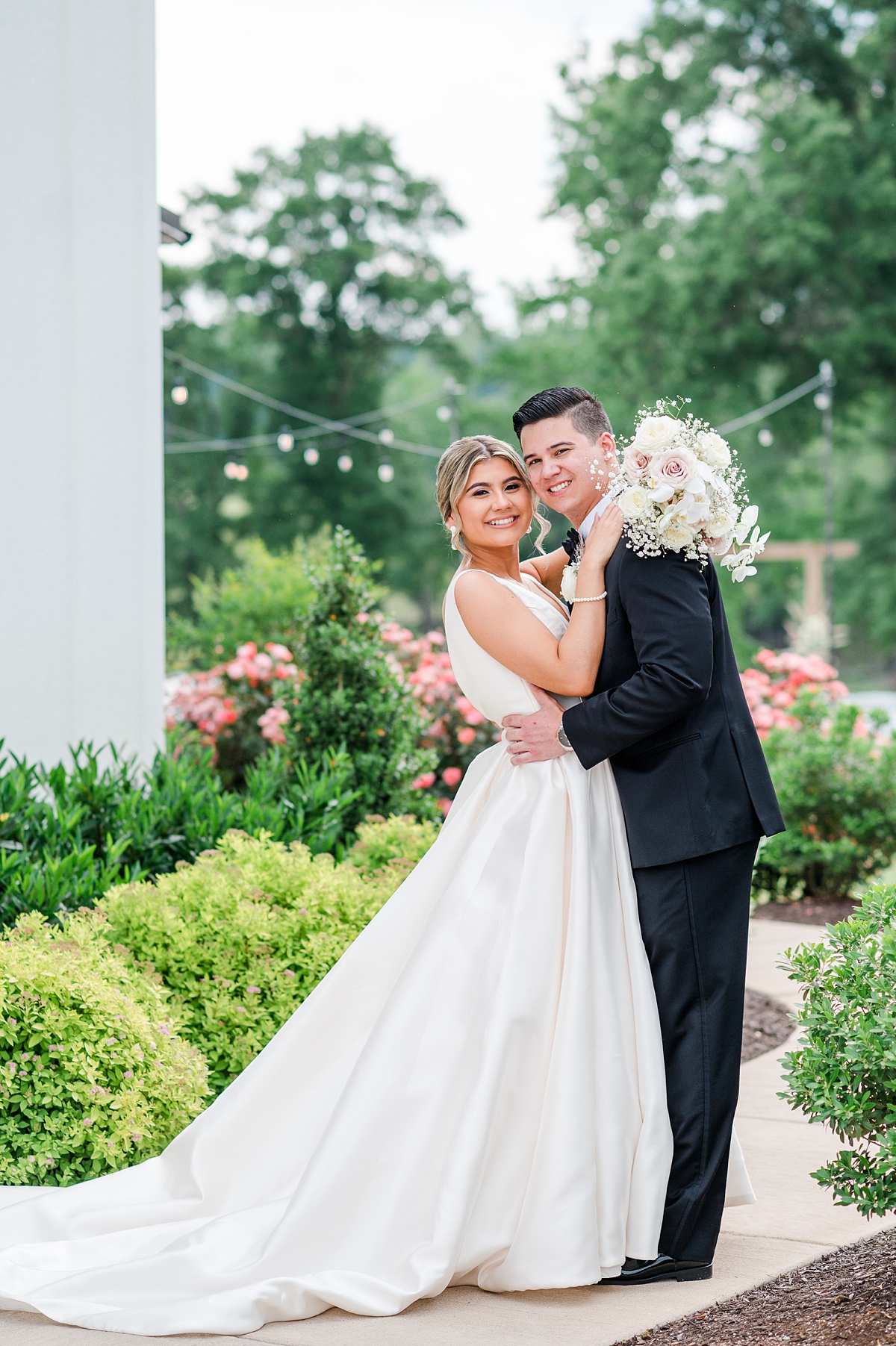 Bride and Groom Portraits During Spring Oakdale RVA Wedding. Wedding Photography by Richmond Wedding Photographer Kailey Brianne Photography. 