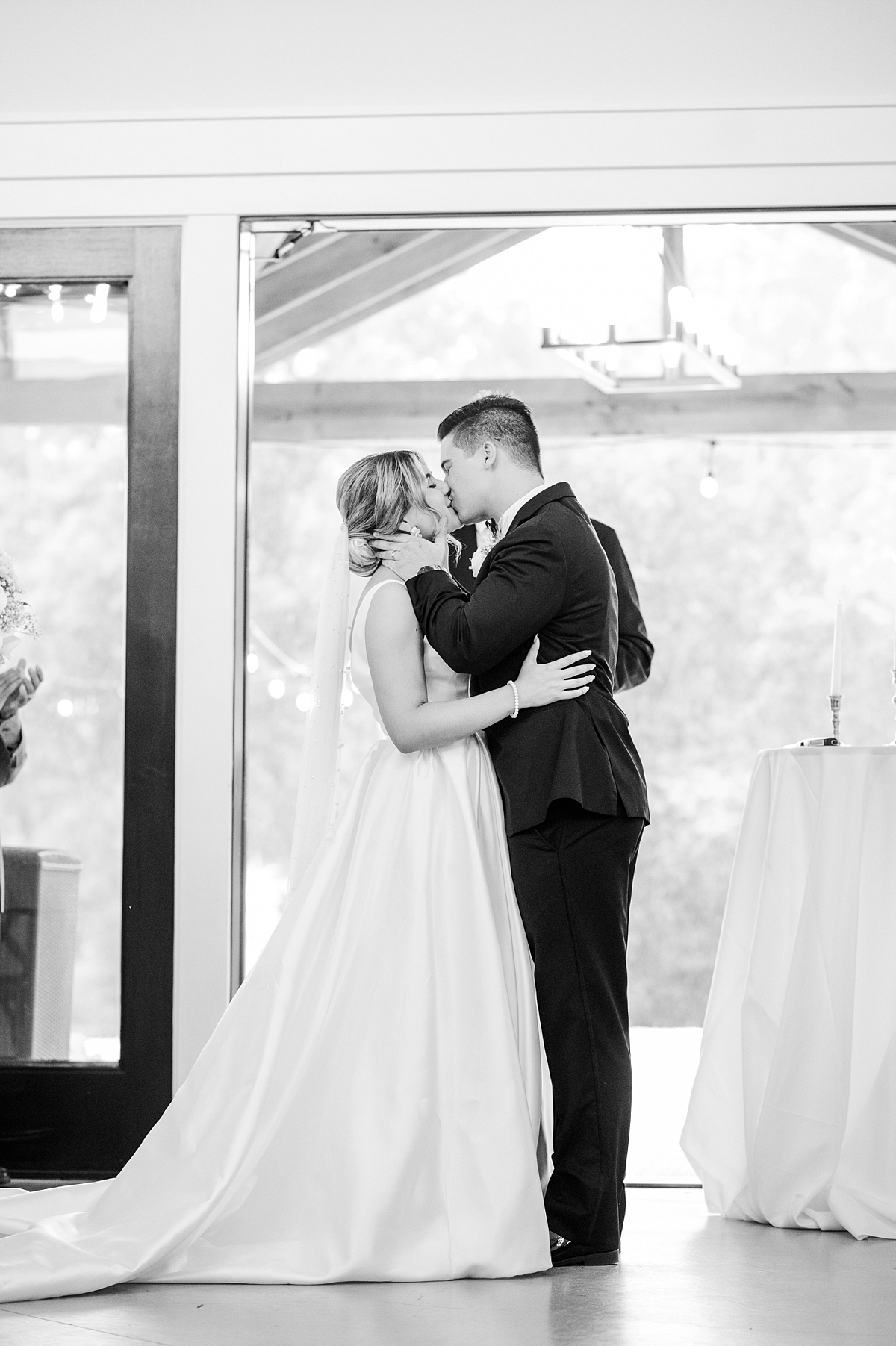 Indoor Ceremony During Spring Oakdale RVA Wedding. Wedding Photography by Virginia Wedding Photographer Kailey Brianne Photography. 