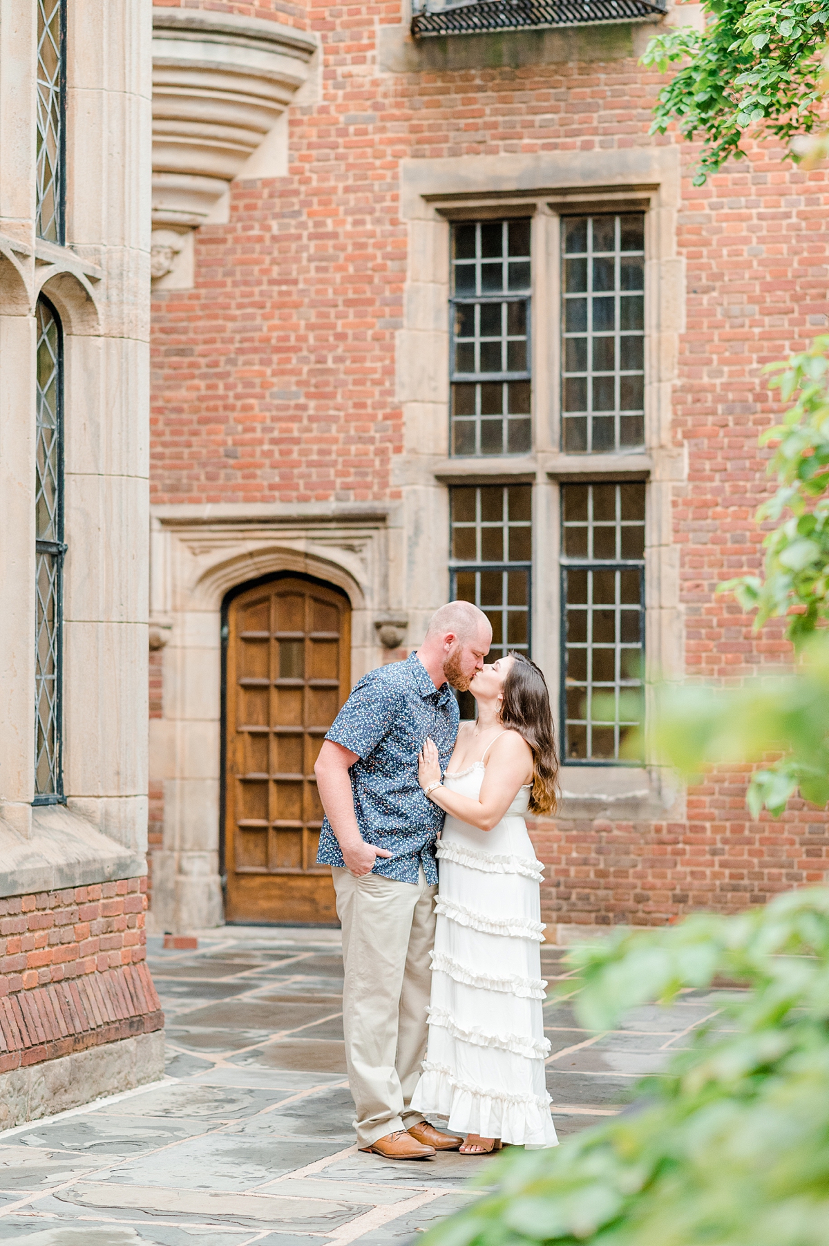 Branch Museum Engagement Session in Downtown Richmond. Virginia Wedding Photographer Kailey Brianne Photography. 