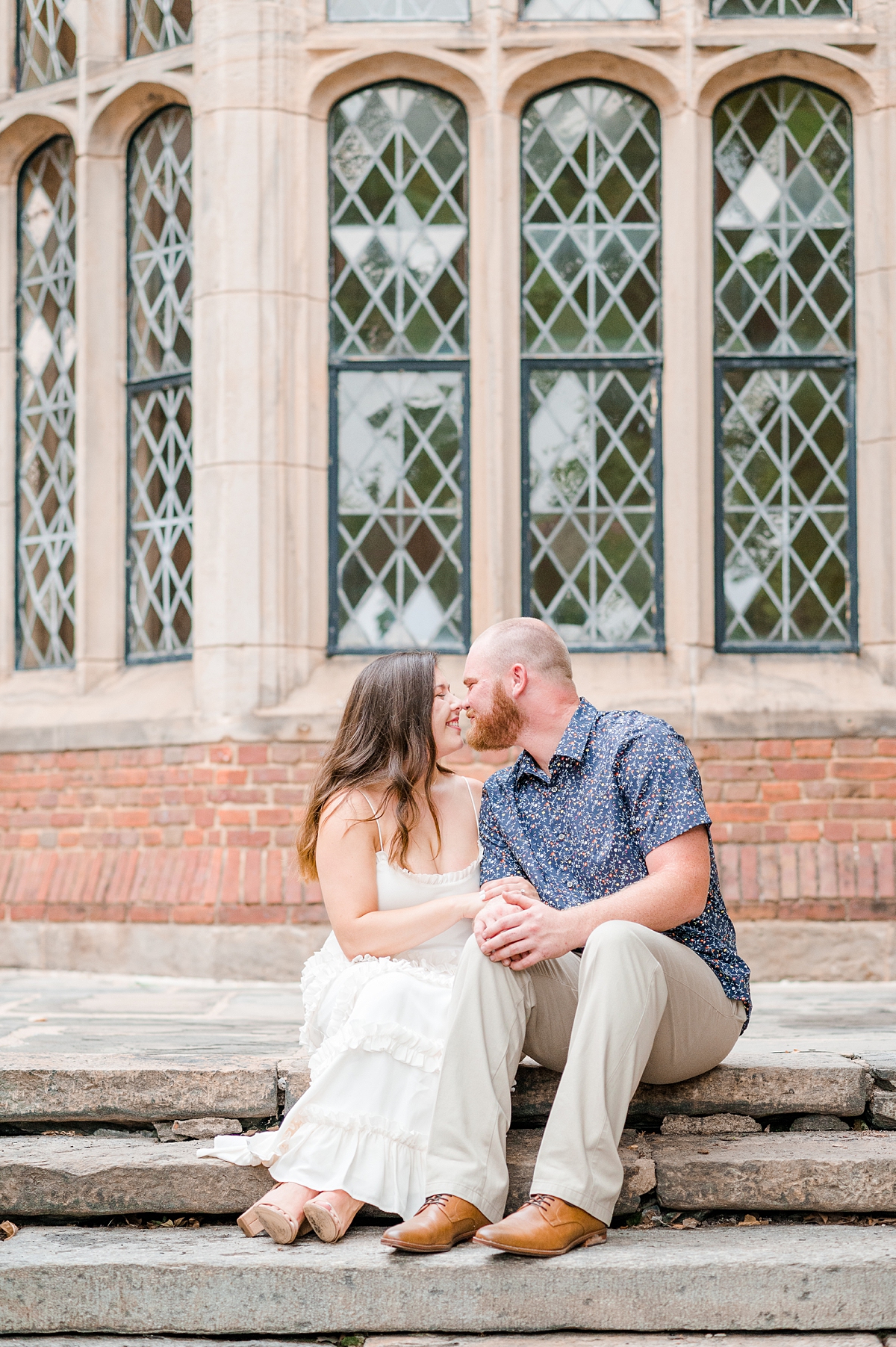 A Spring Branch Museum Engagement Session in Downtown Richmond. Engagement Photography by Richmond Wedding Photographer Kailey Brianne Photography. 