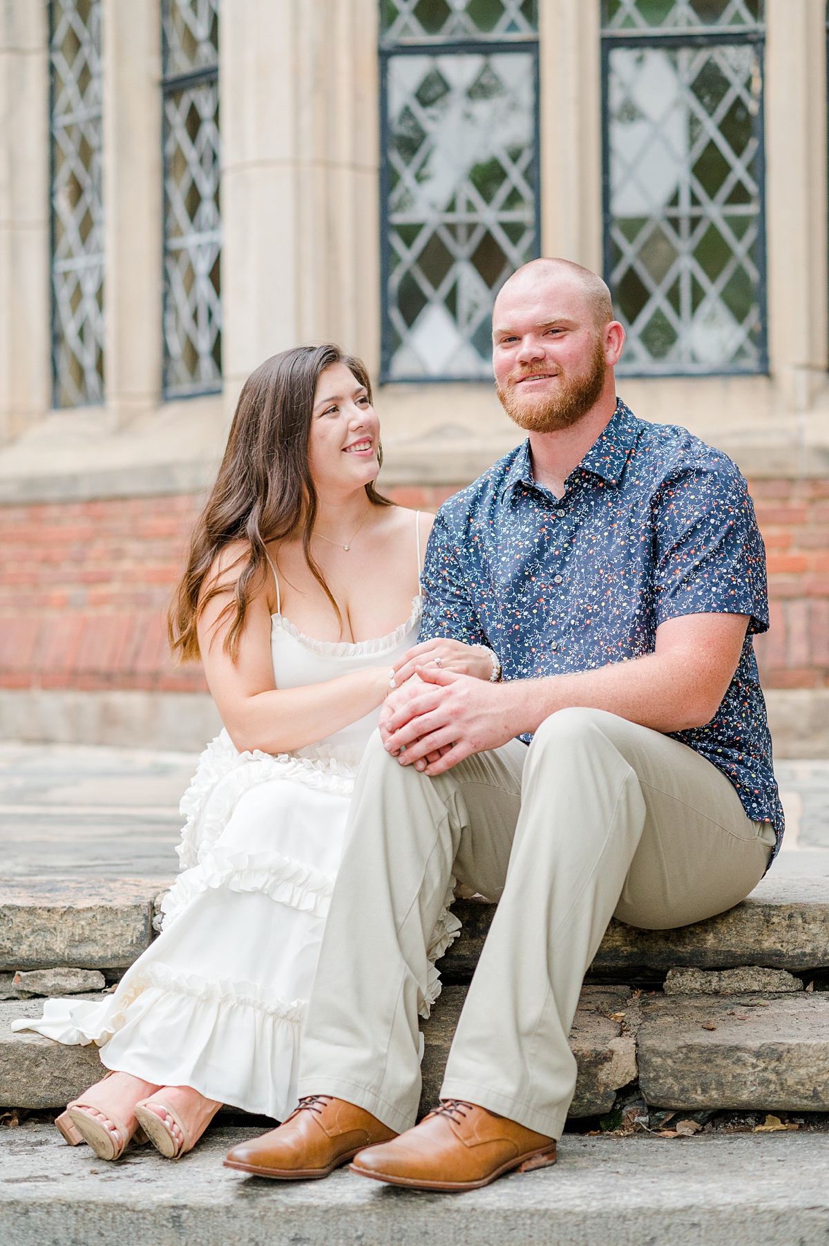 A Spring Branch Museum Engagement Session in Downtown Richmond. Engagement Photography by Richmond Wedding Photographer Kailey Brianne Photography. 