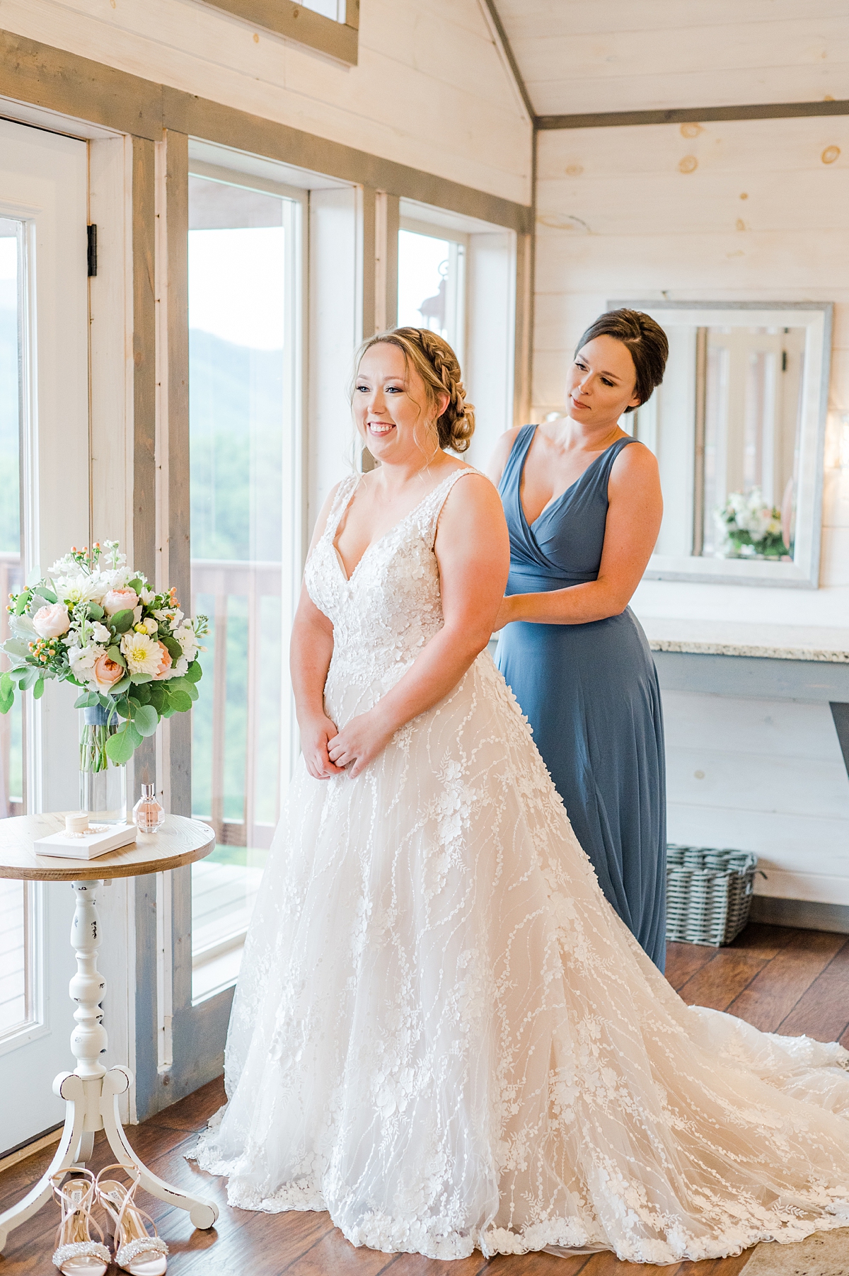 Bridal Portraits at The Magnolia Venue in Tennessee. Wedding Photography by Virginia Wedding Photographer Kailey Brianne Photography. 