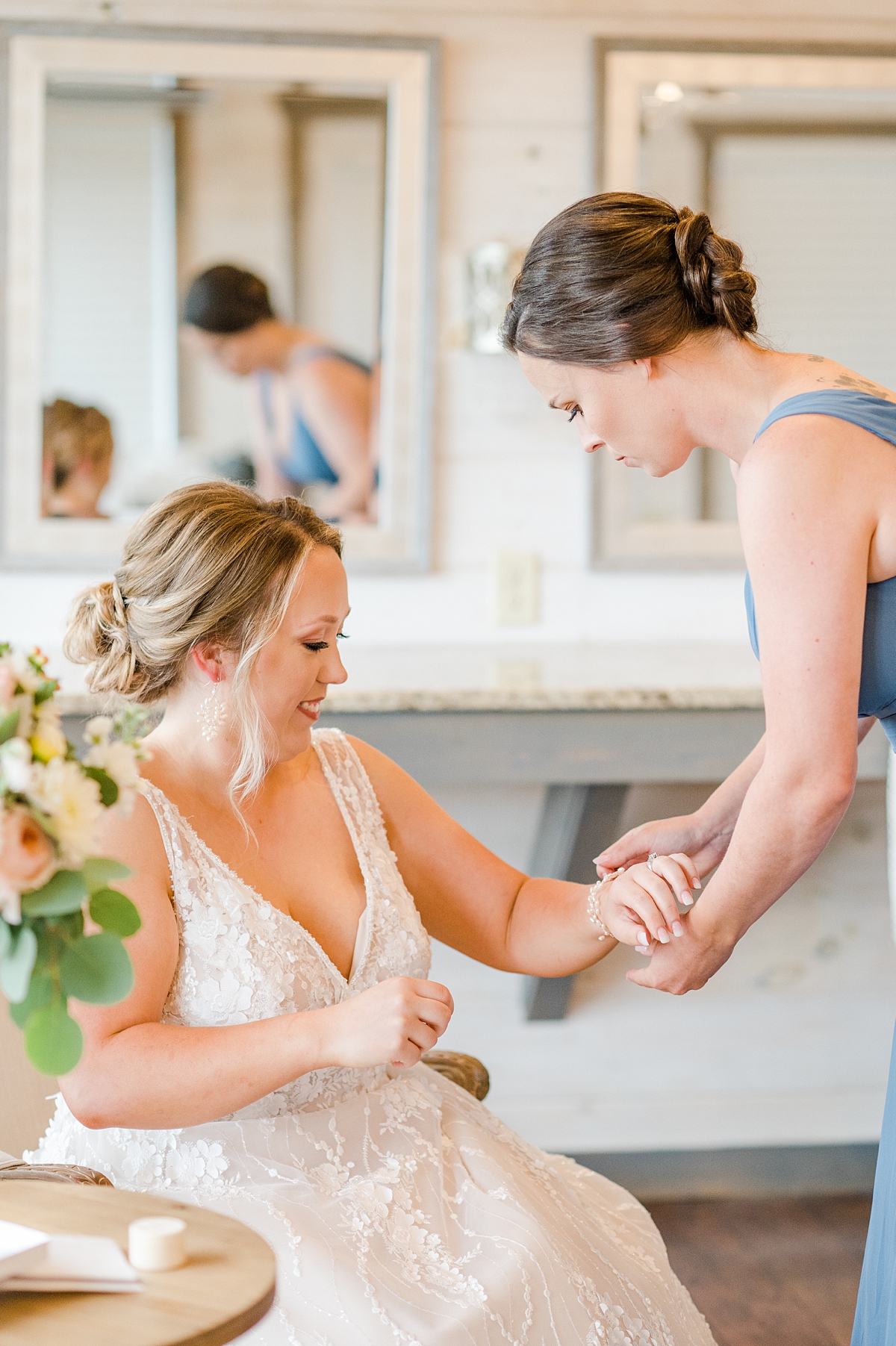 Bridal Portraits at The Magnolia Venue in Tennessee. Wedding Photography by Virginia Wedding Photographer Kailey Brianne Photography. 