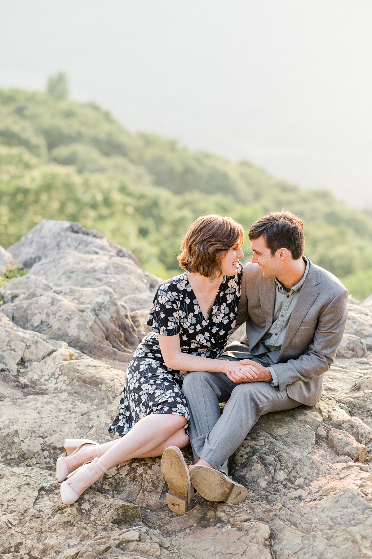 Mountain View Engagement Session at Raven's Roost Overlook by Kailey Brianne Photography. 