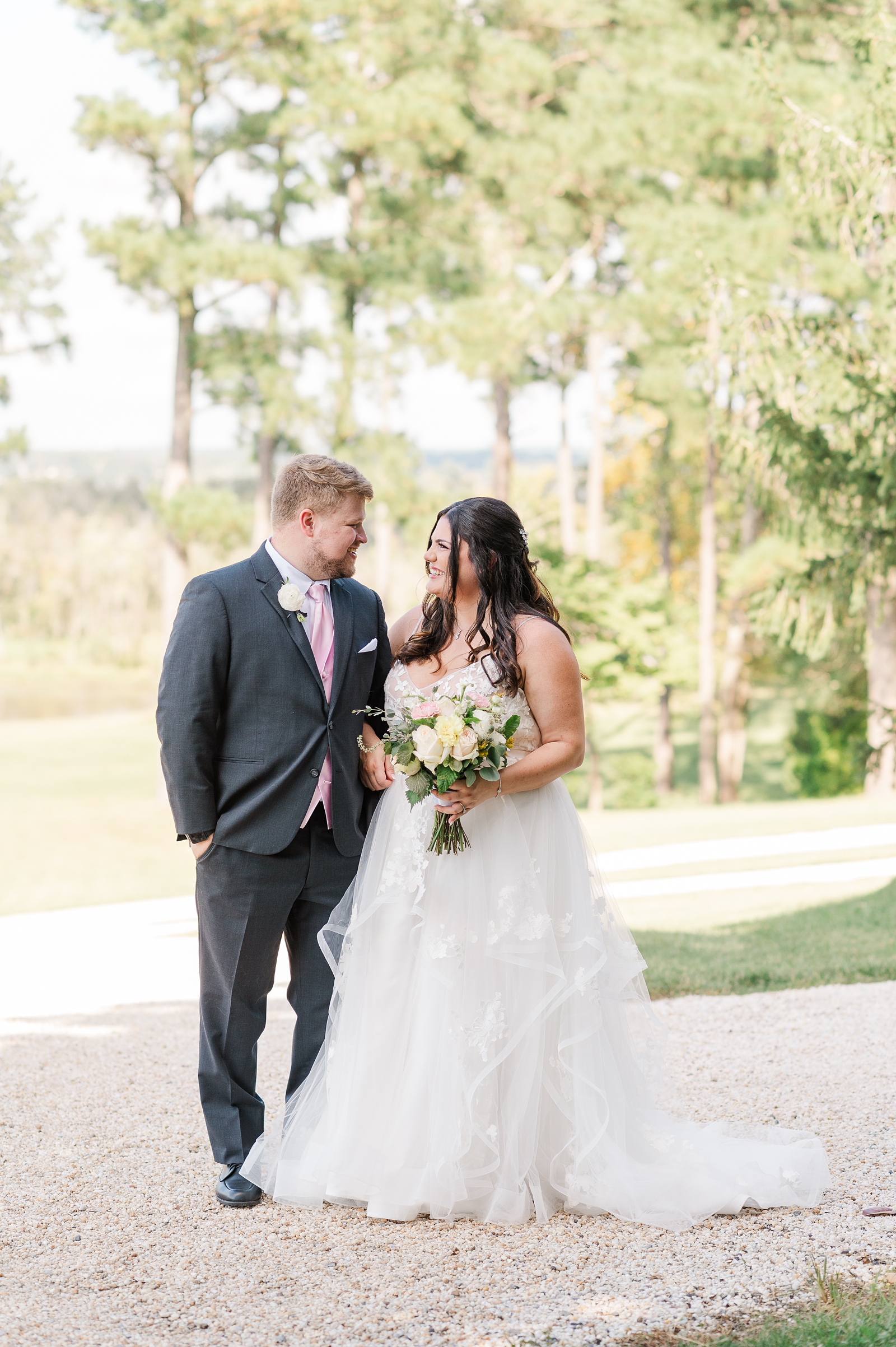Bride and Groom First Look Portraits at Cumberland Estate Wedding. Photography by Virginia Wedding Photographer Kailey Brianne Photography. 