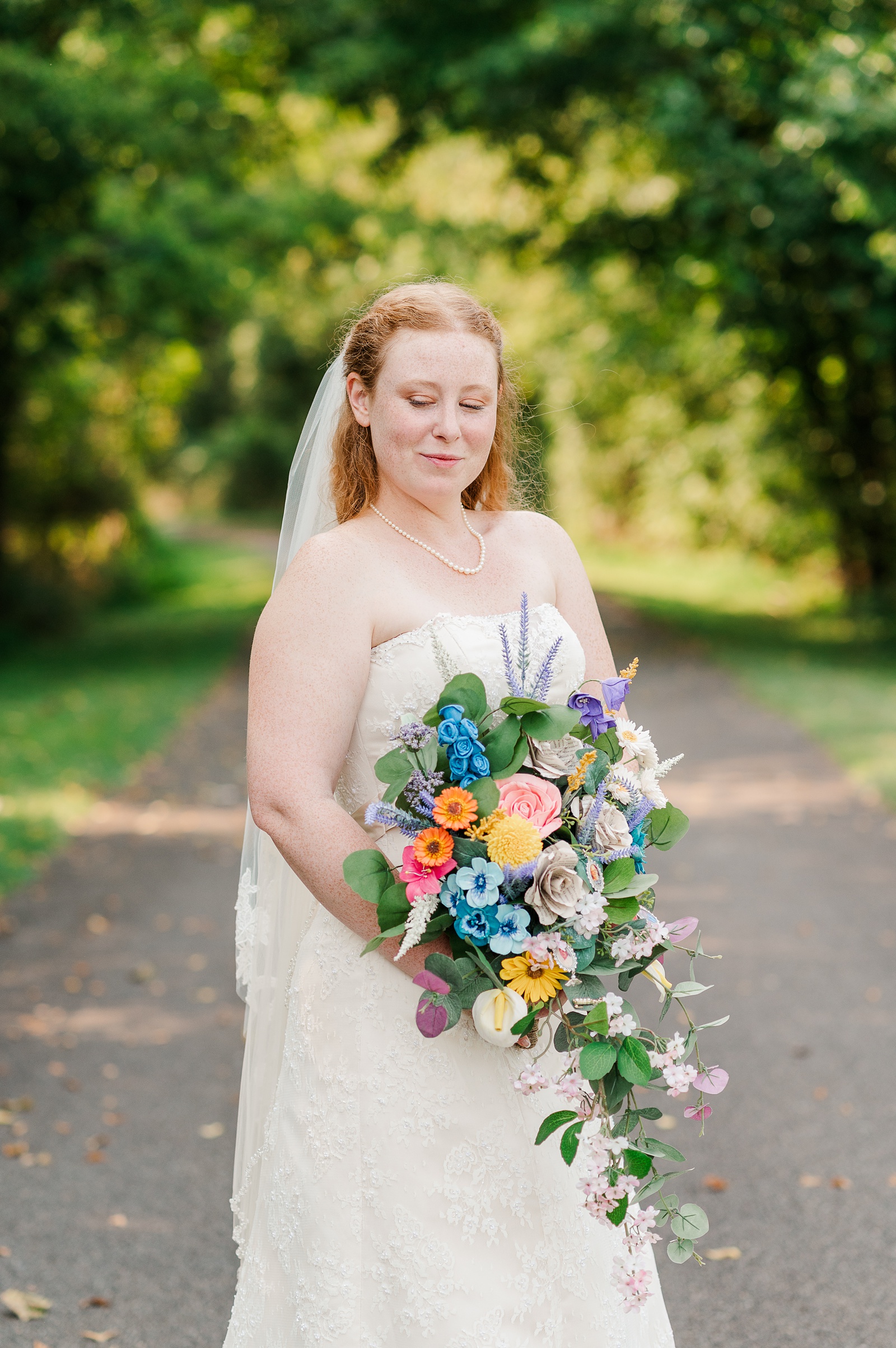 Fairytale Inspired Intimate Ceremony Bridal Portraits. Virginia Intimate Wedding Photographer Kailey Brianne Photography. 