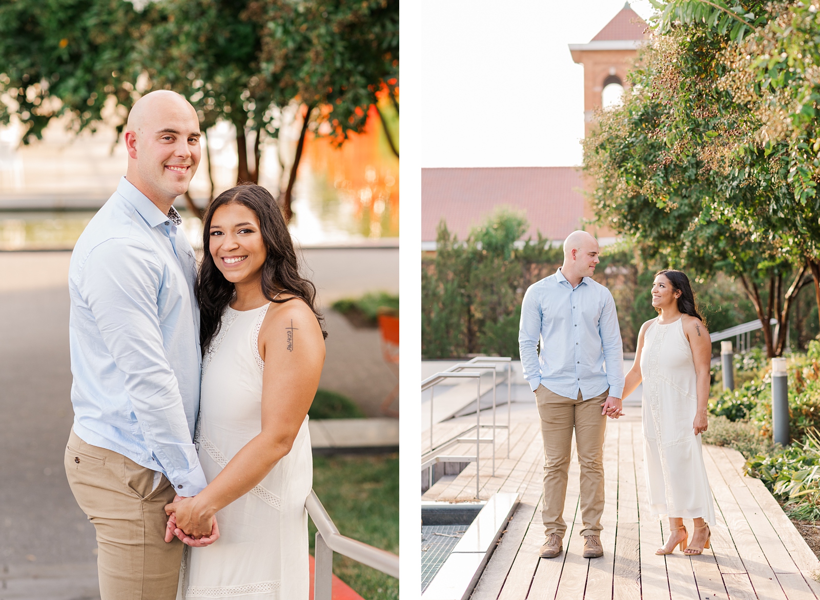 VMFA Engagement Session in Downtown Richmond. Photography by Richmond Wedding Photographer Kailey Brianne Photography. 