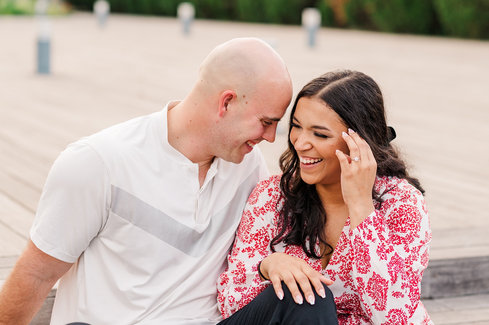 A VMFA Engagement Session in Downtown Richmond. Photography by Richmond Wedding Photographer Kailey Brianne Photography. 