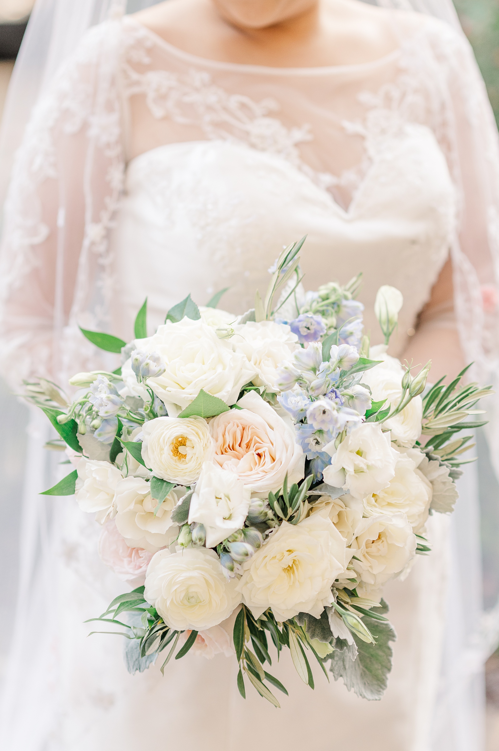 Bridal Bouquet by Richmond Florist Vogue Flowers. Richmond Intimate Wedding Photographer Kailey Brianne Photography.
