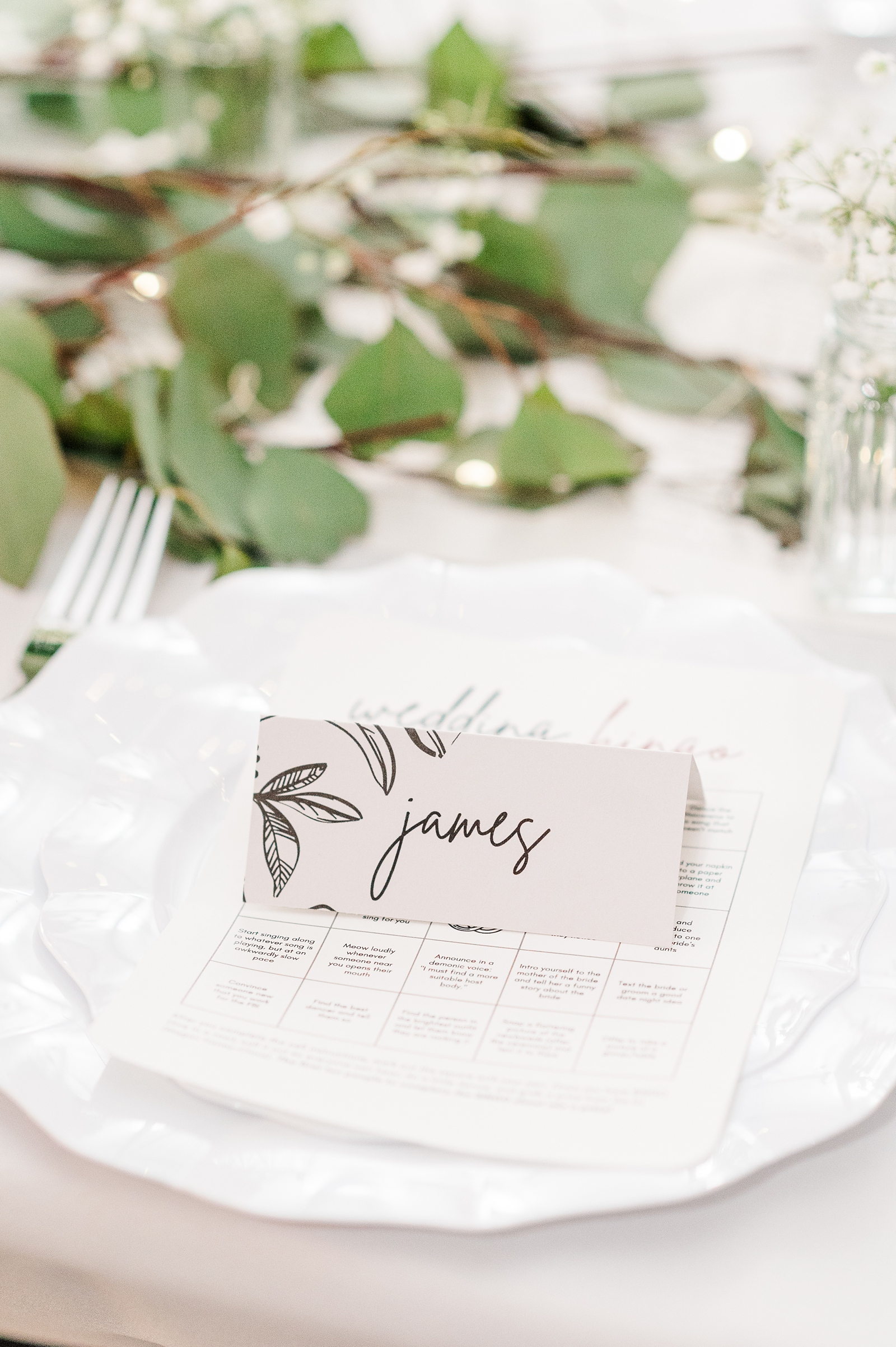 Table Seating Cards at Maymont Wedding Reception. By Wedding Photographer Kailey Brianne Photography.