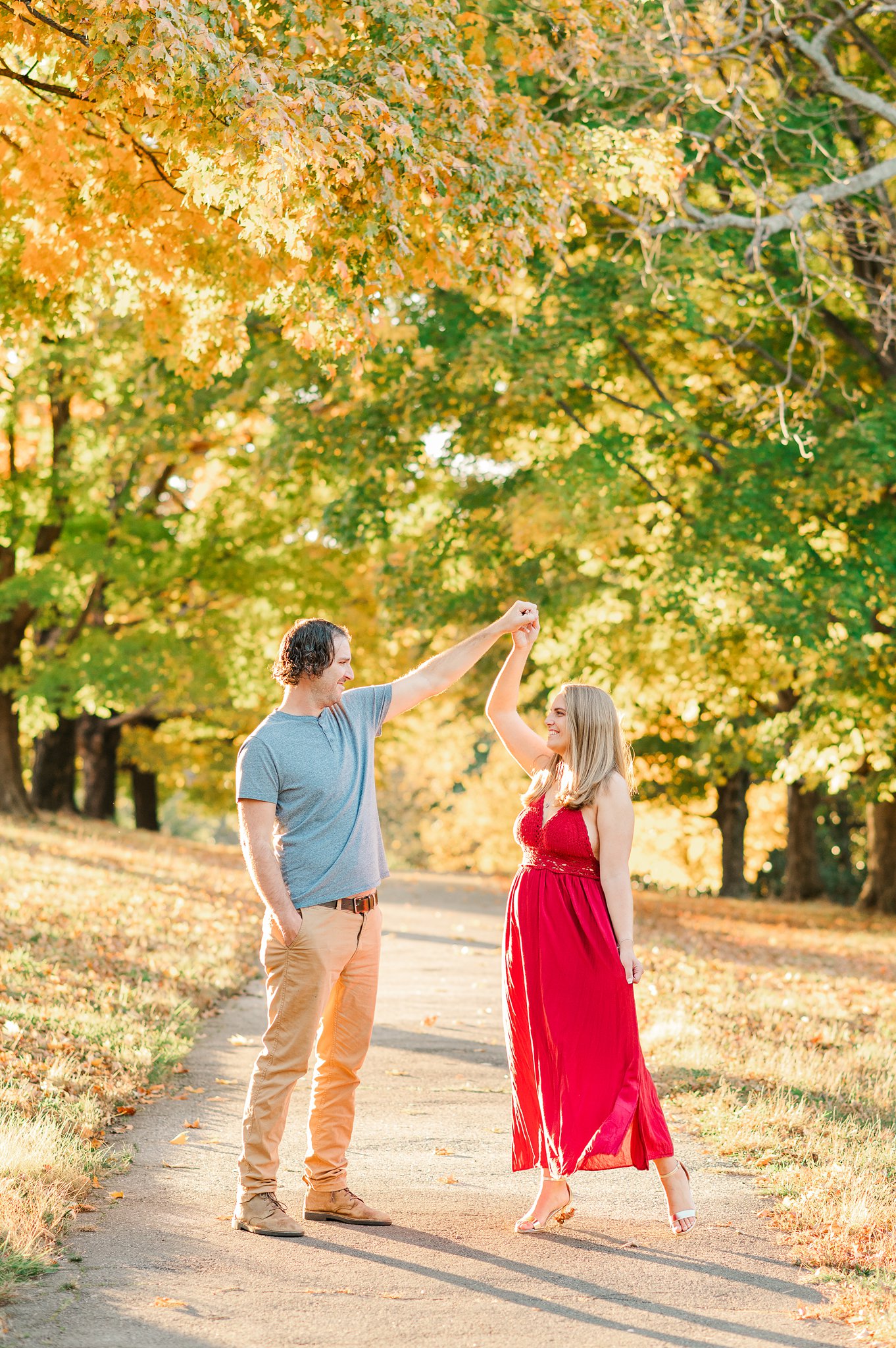 A Fall Maymont Engagement Session Kailey Brianne Photography