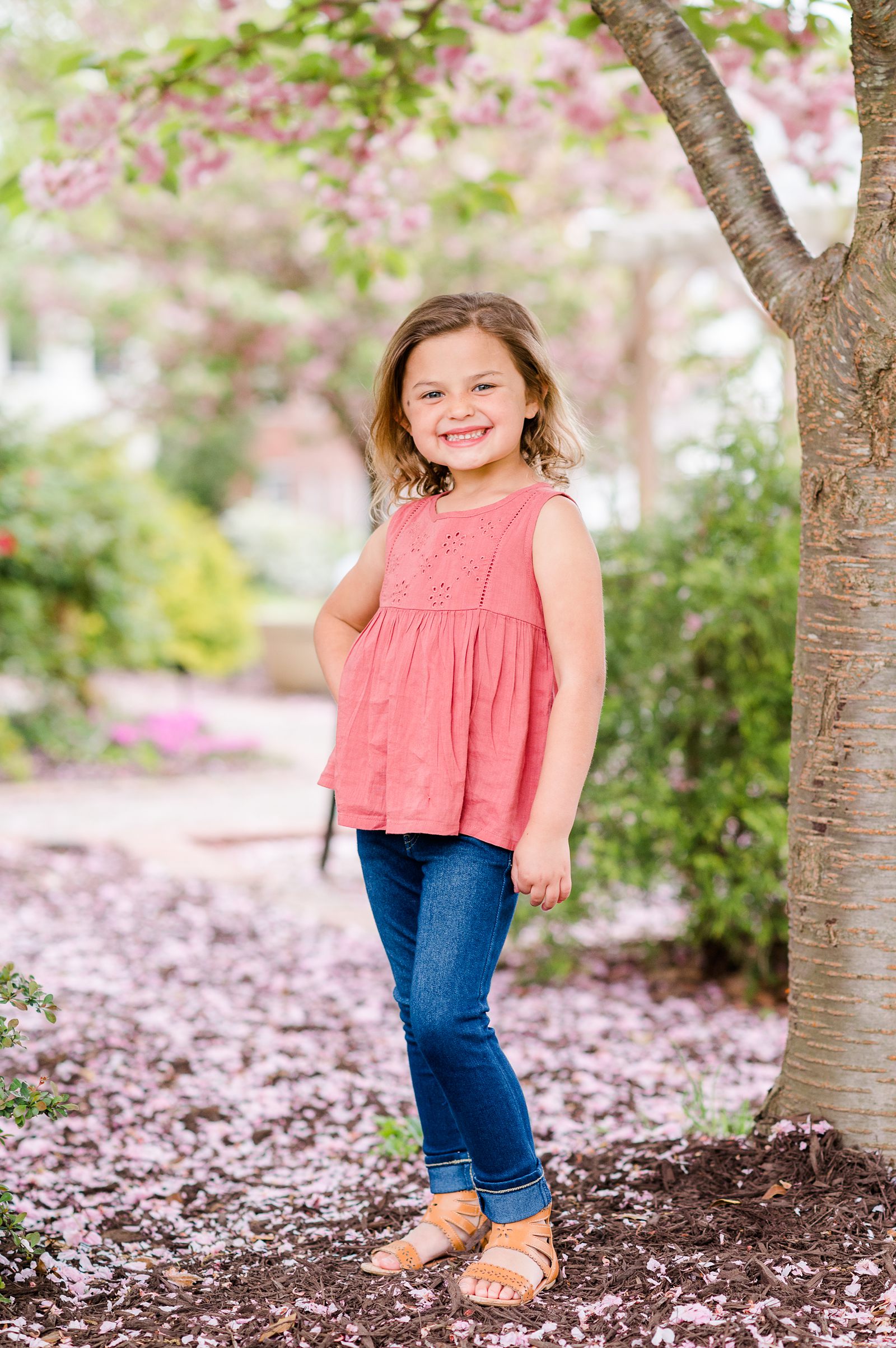 Spring Cherry Blossom Mini Session in Richmond with Ashland Family Photographer Kailey Brianne Photography 