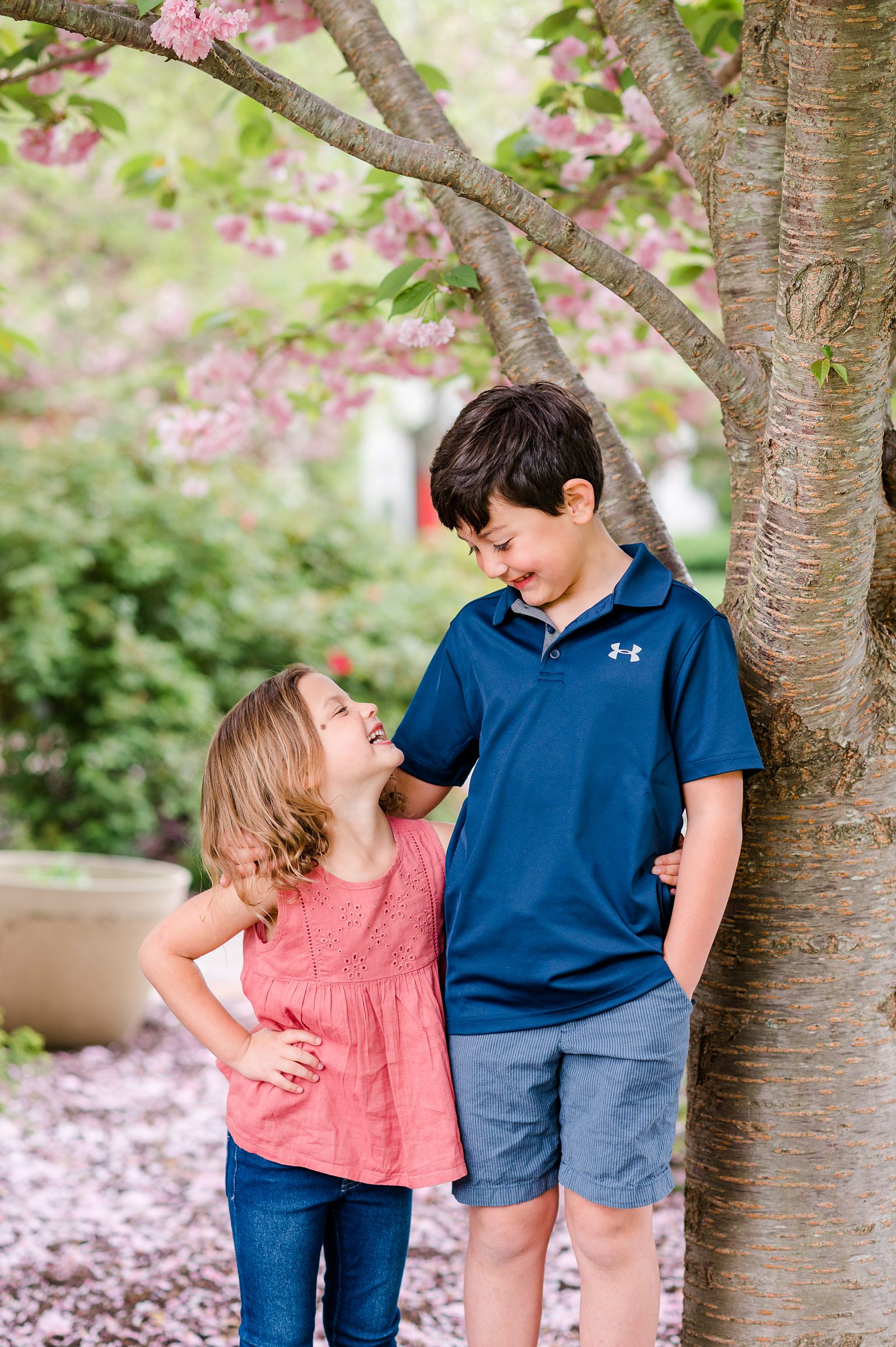 Spring Cherry Blossom Mini Session in Richmond with Mechanicsville Family Photographer Kailey Brianne Photography 