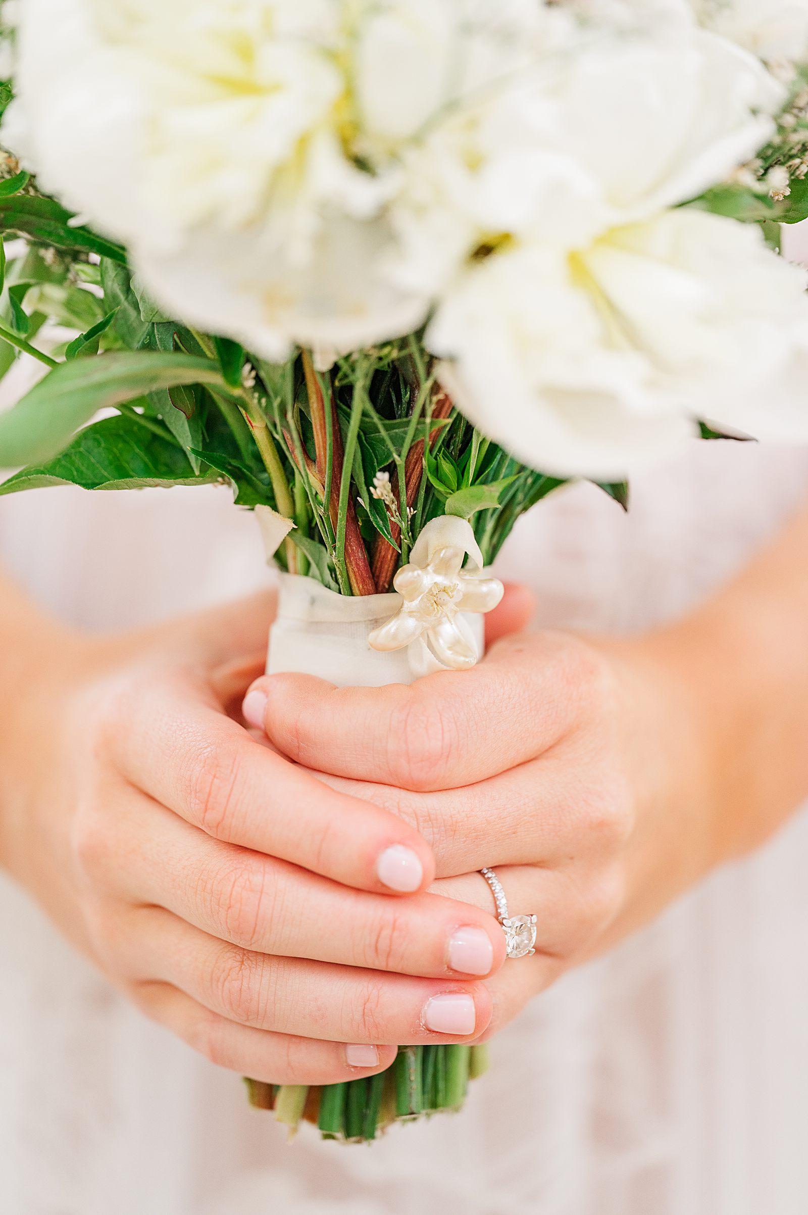 Bridal Portraits with Anthropologie BHLDN Dress at Jefferson Hotel Winter Wedding. Richmond Wedding Photographer Kailey Brianne Photography