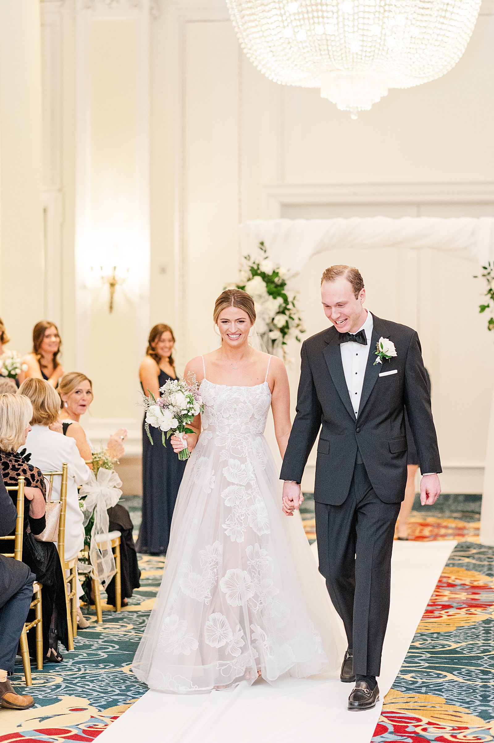 Jefferson Hotel Wedding Ceremony. Richmond Wedding Photographer Kailey Brianne Photography