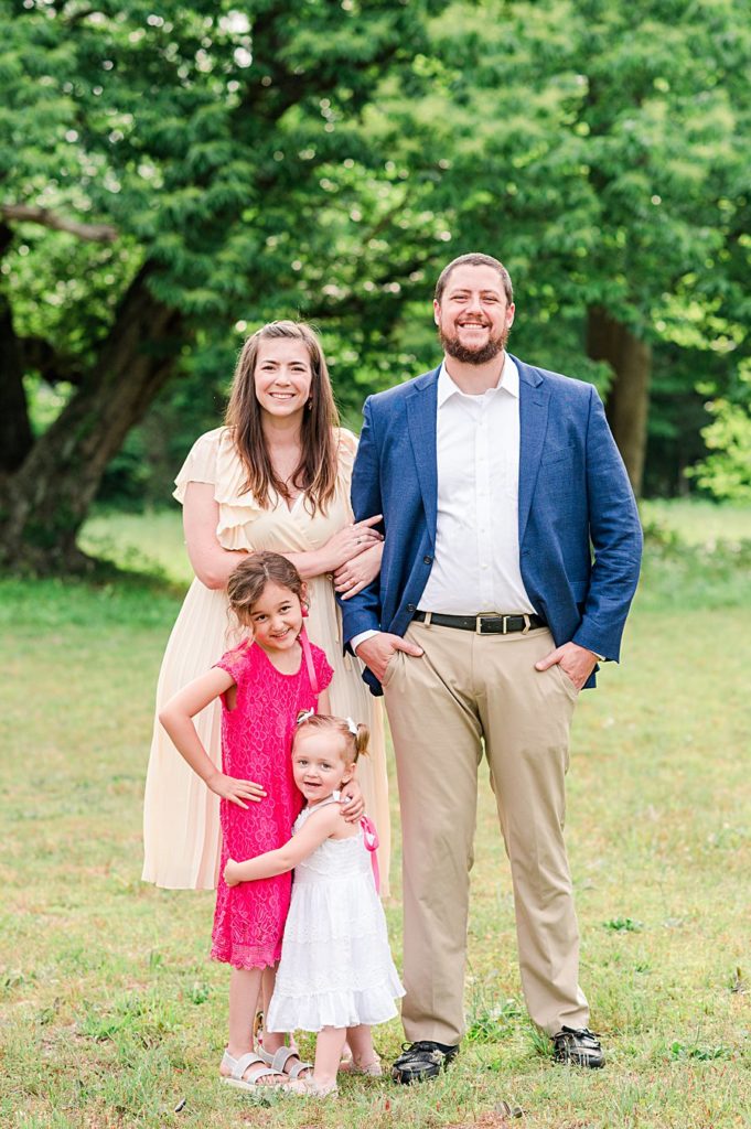 Spring Family Portrait Photographer Kailey Brianne Photography