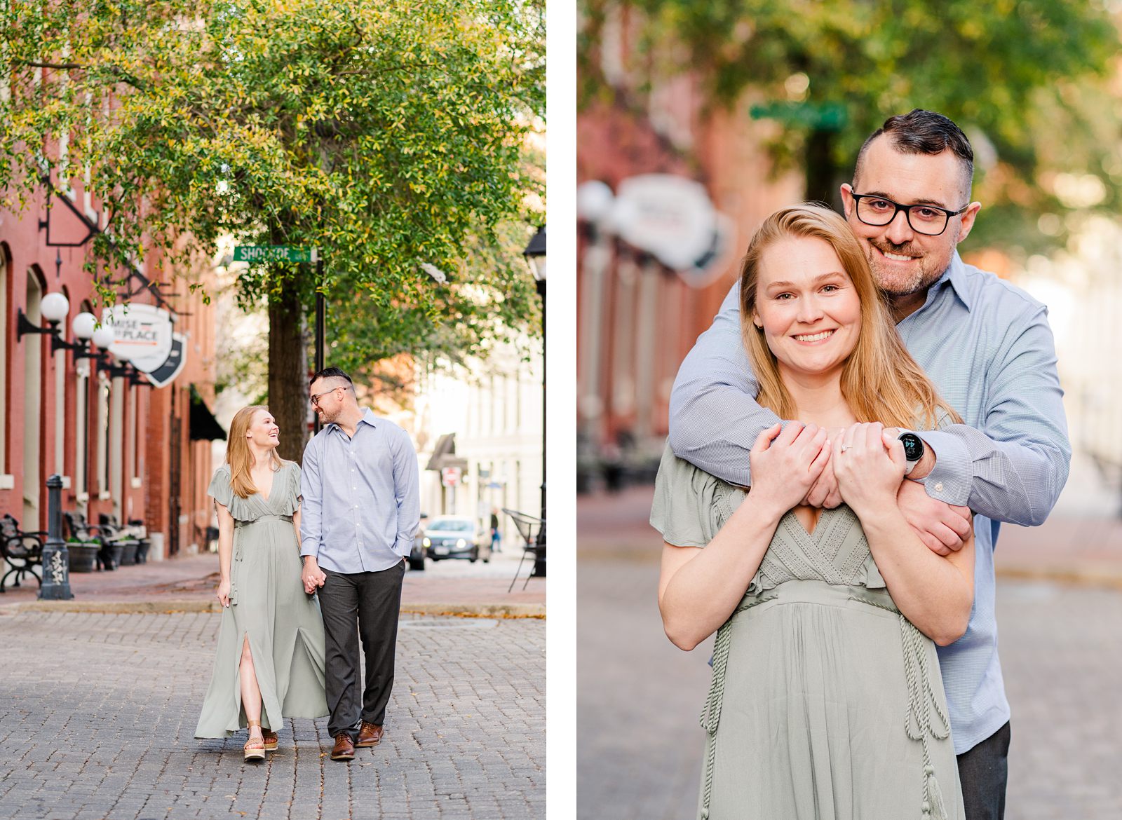 Downtown Richmond Engagement Session by Urban Farmhouse. Wedding Photographer Kailey Brianne Photography