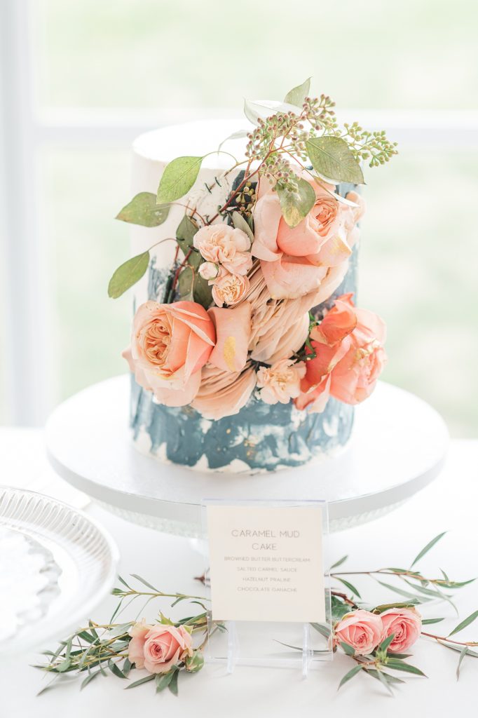 Luxury Wedding Cakes with Extravagant Florals at Spring Waverly Estate Wedding by Kailey Brianne Photography. Cakes by Wild Flower Bakery RVA 