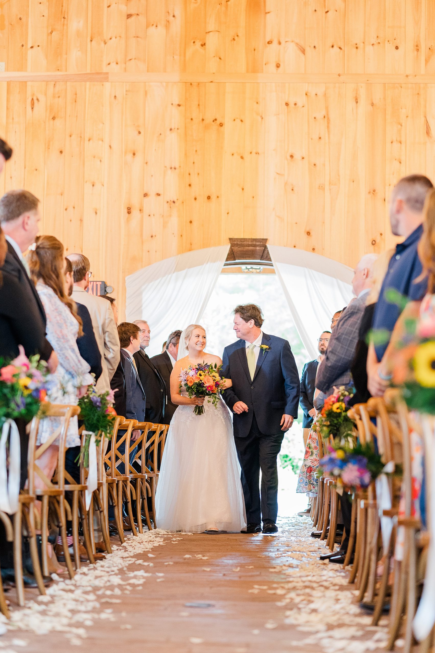 Wedding Ceremony at Barn at Timber Creek Wedding