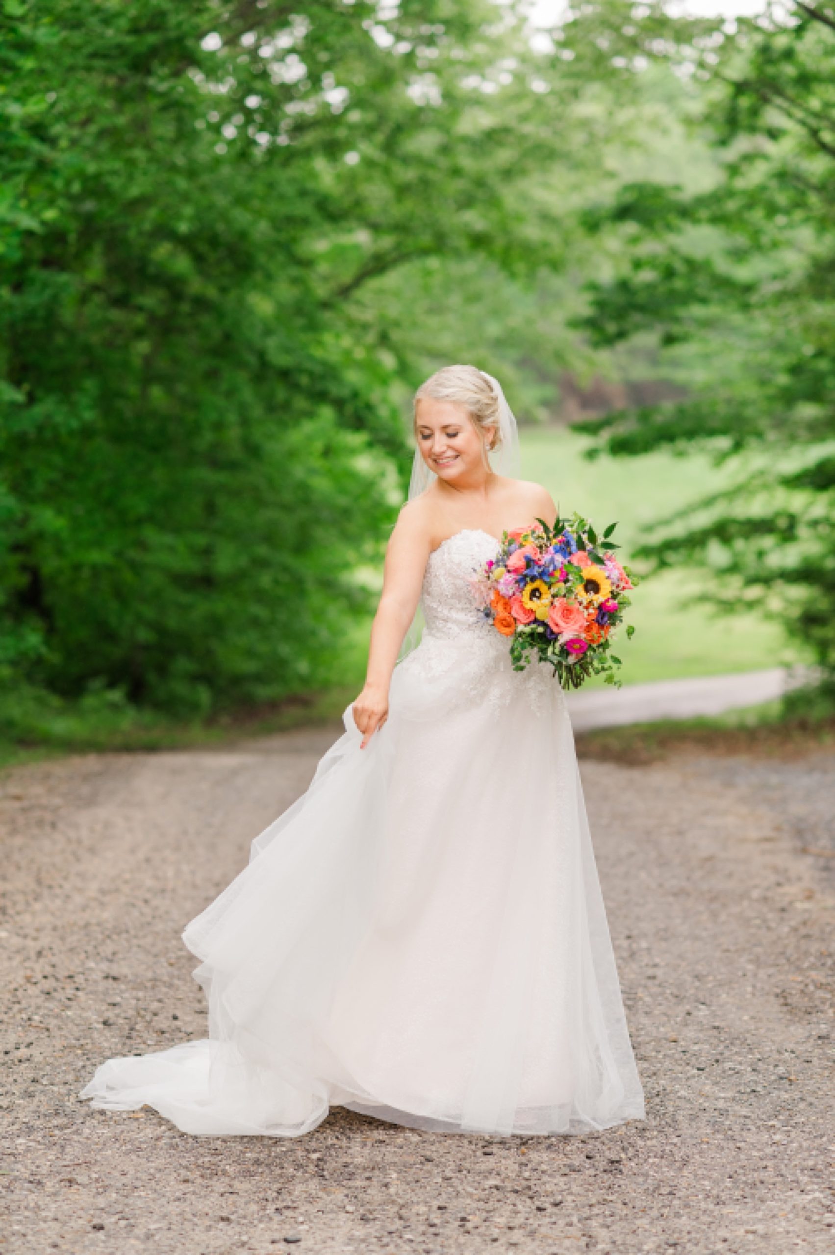Bridal Portraits at Barn at Timber Creek Wedding. Wedding Photography by Kailey Brianne Photography