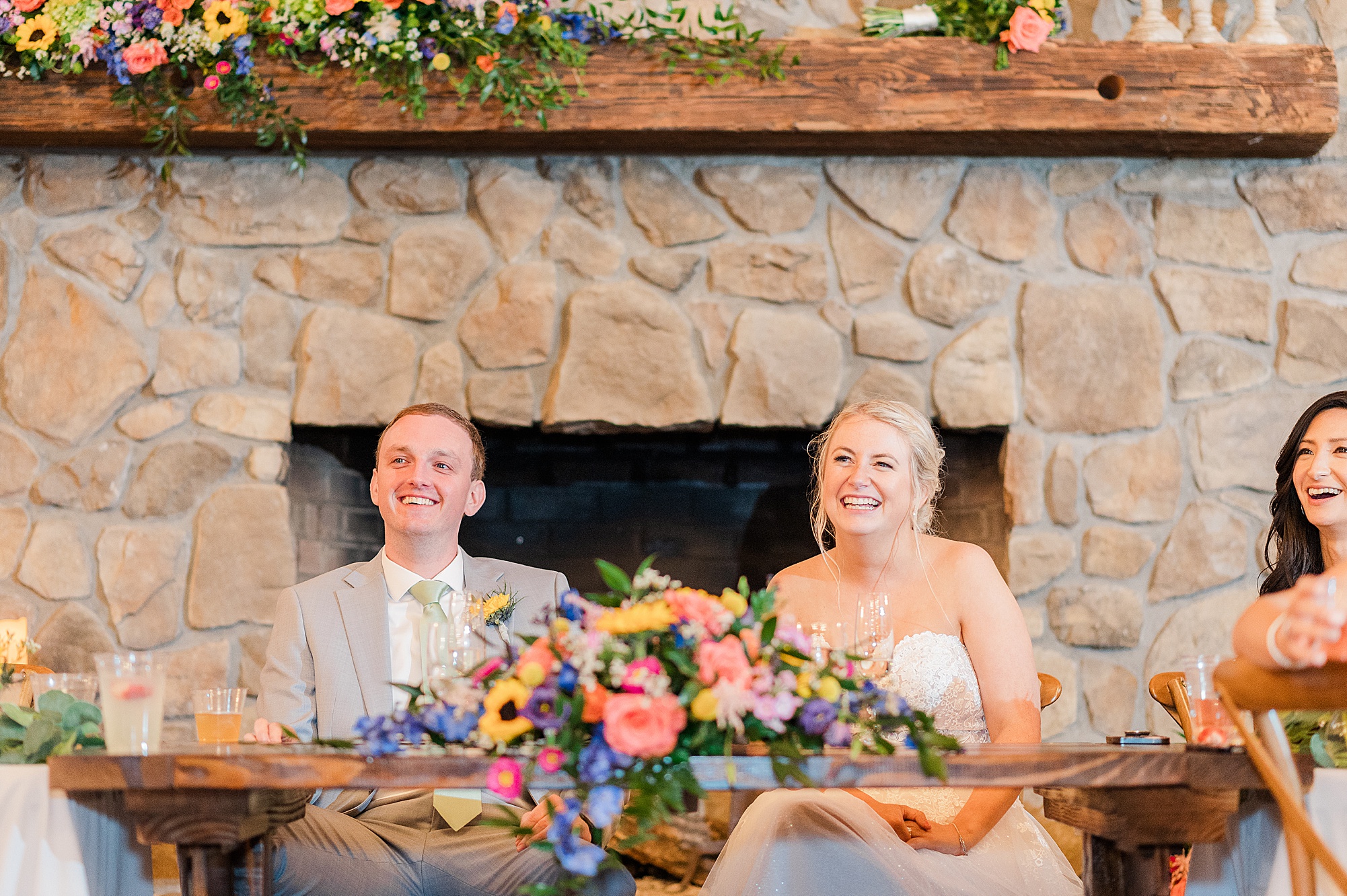 Wedding Reception at Barn at Timber Creek Wedding. Wedding Photography by Kailey Brianne Photography