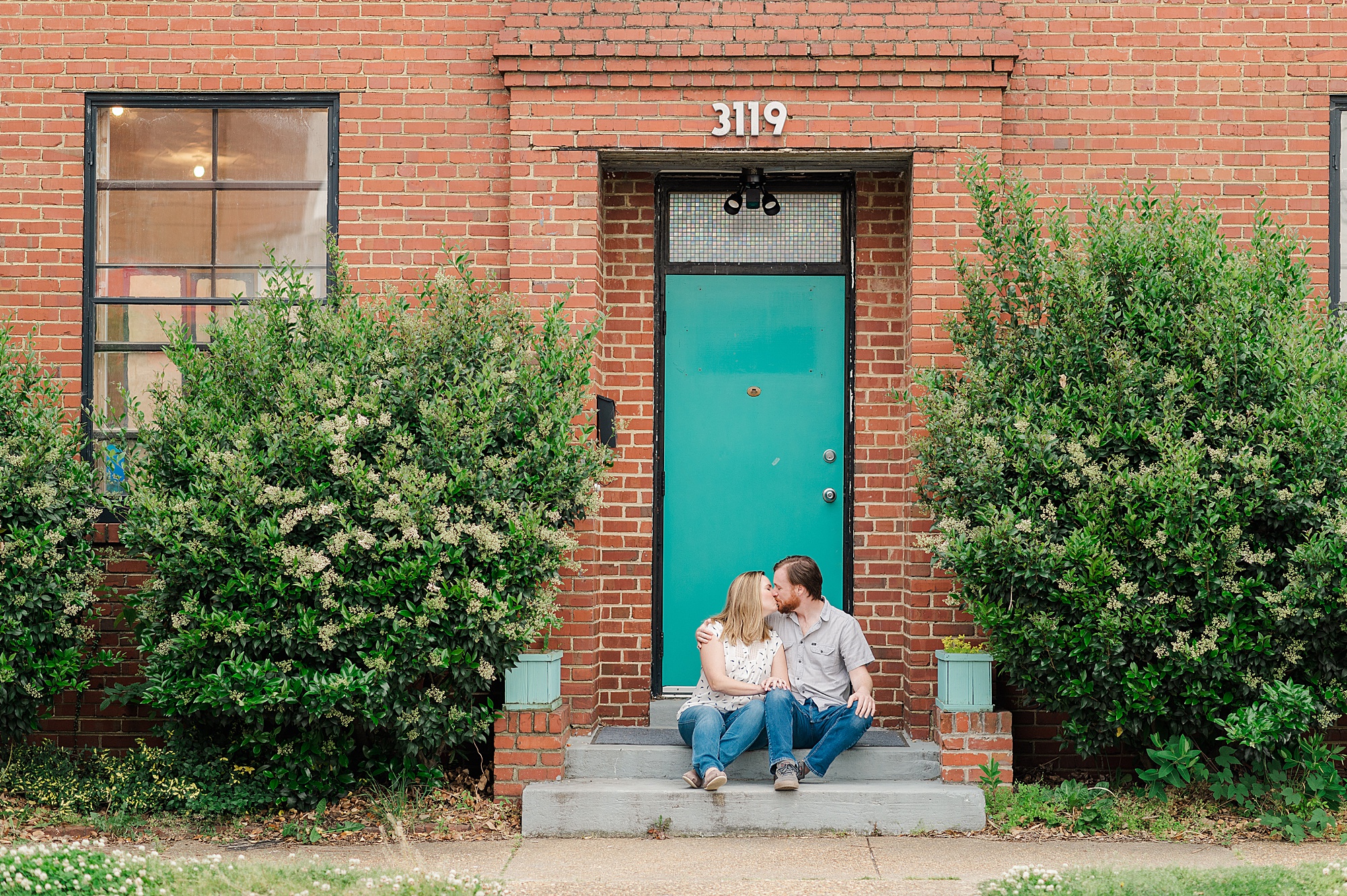 Couple Photography at Downtown Richmond Engagement Session