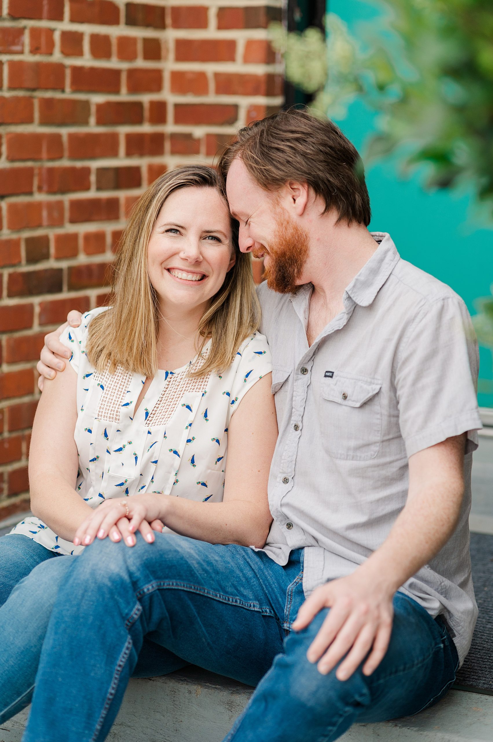 Couple Photography at Downtown Richmond Engagement Session