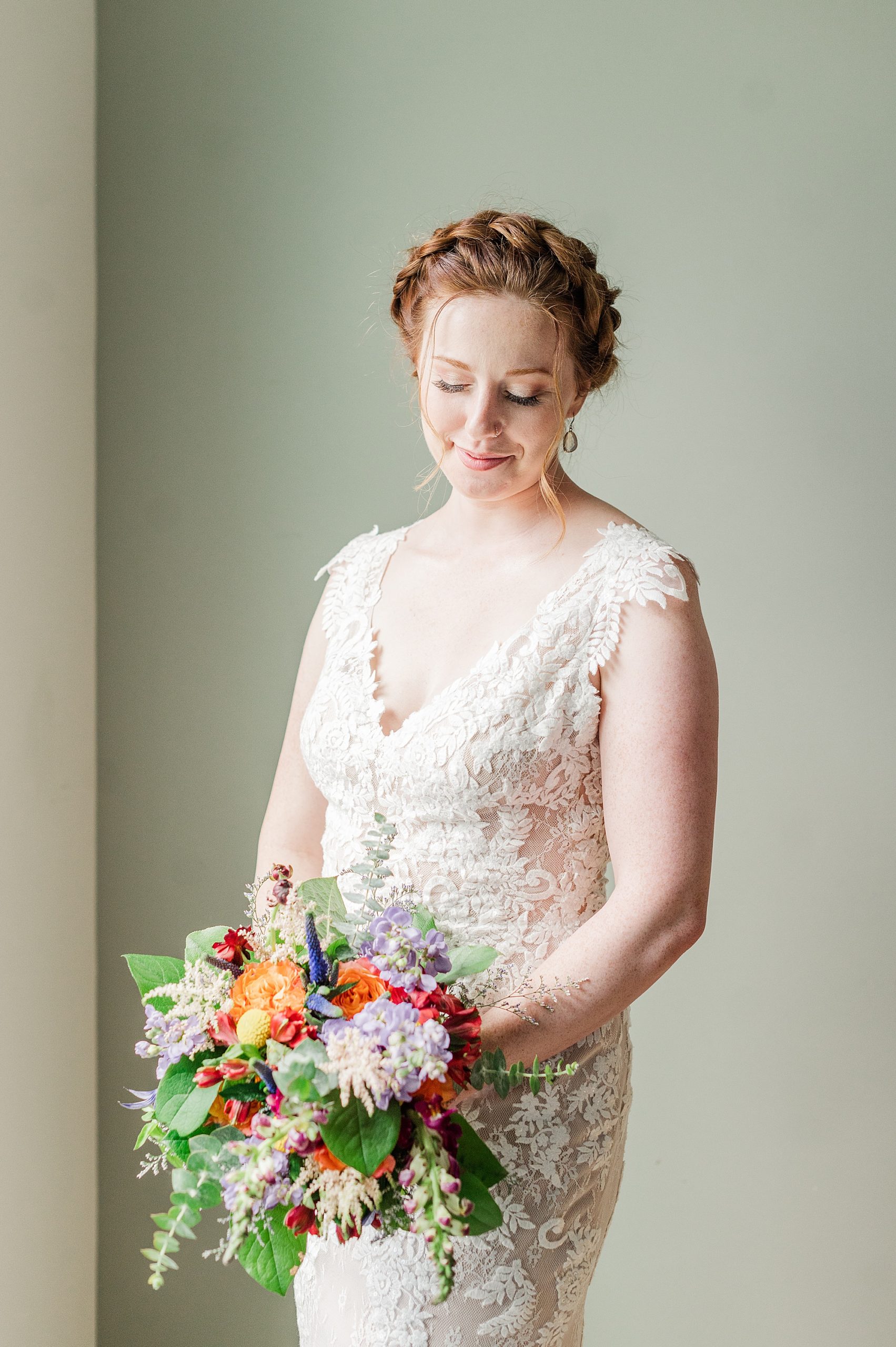 Bride Getting Ready Photos at Wedding at Virginia Tech. Wedding Photography by Kailey Brianne Photography