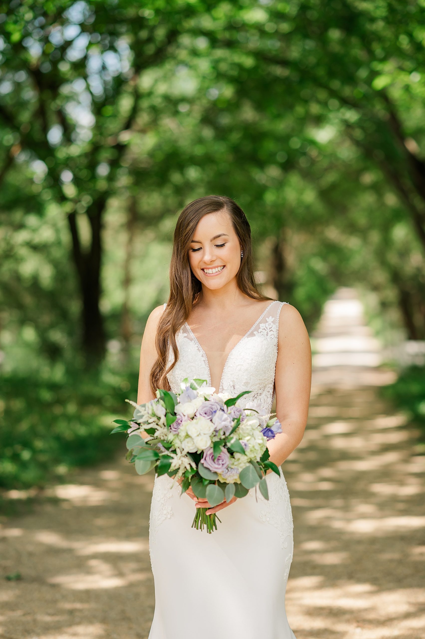 Summer Bride at Wedding at Historic Tuckahoe
