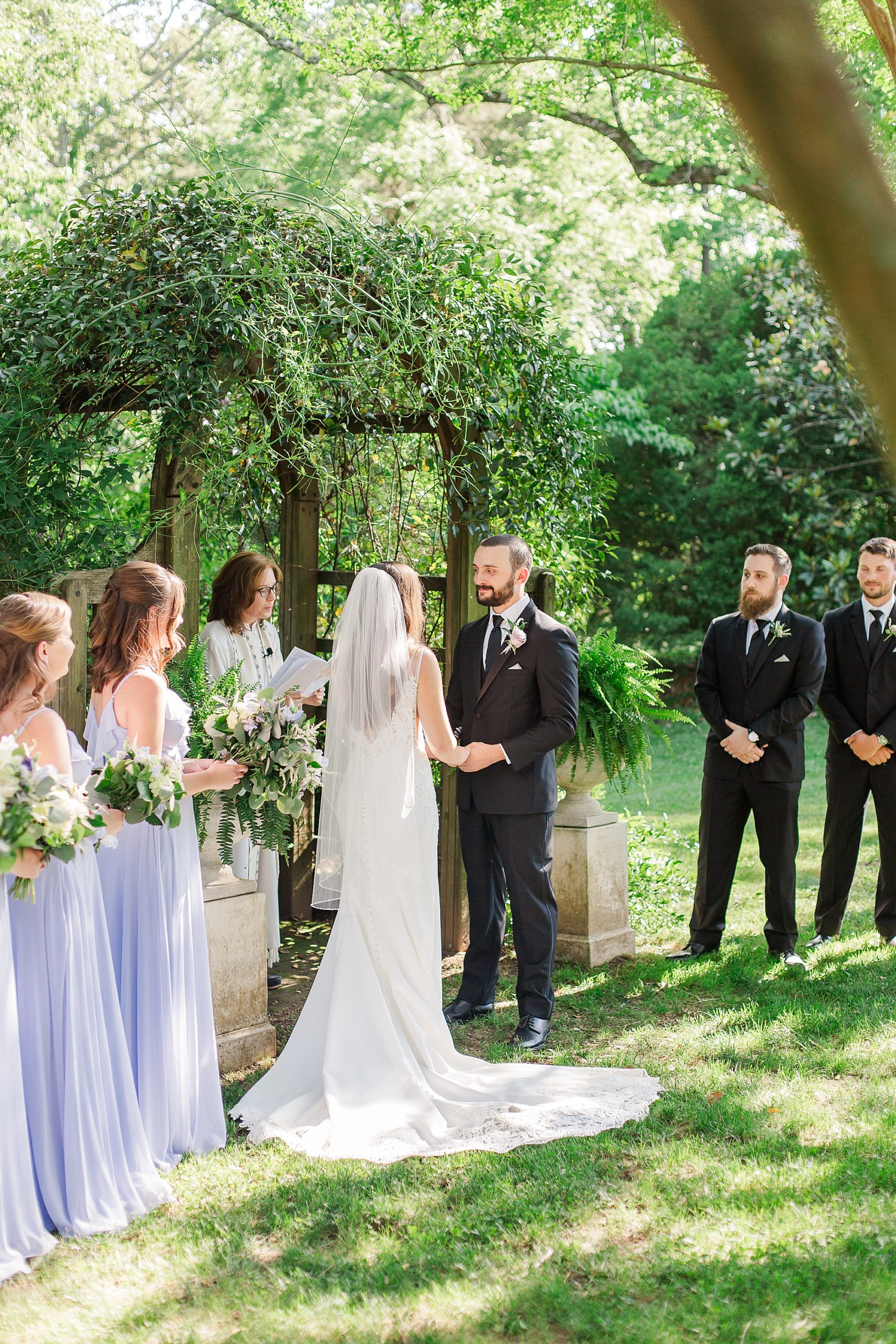 Outdoor Wedding Ceremony at Historic Tuckahoe