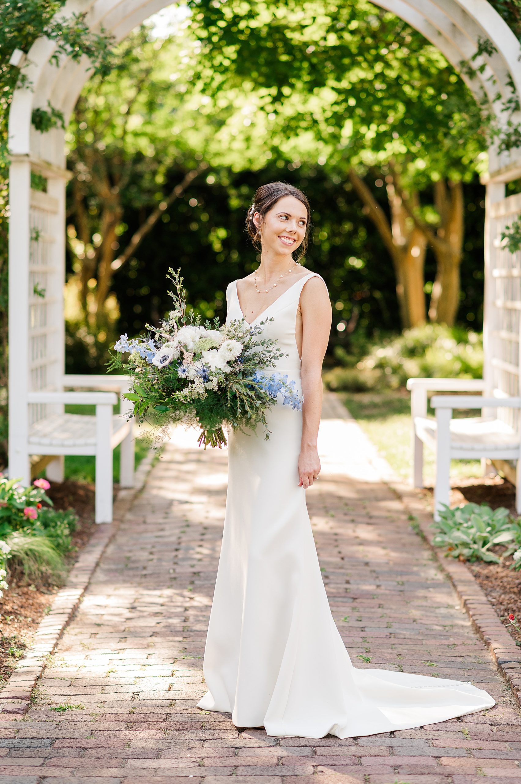 Summer Bride at Lewis Ginter Botanical Wedding