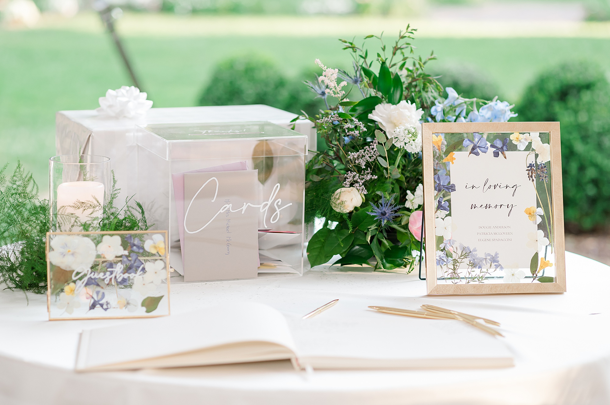 Wedding Reception Details at Lewis Ginter Botanical Wedding