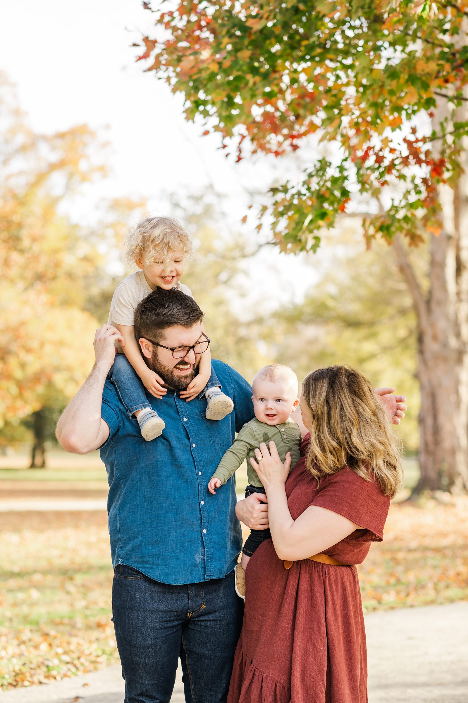 Fall Byrd Park Family Session 