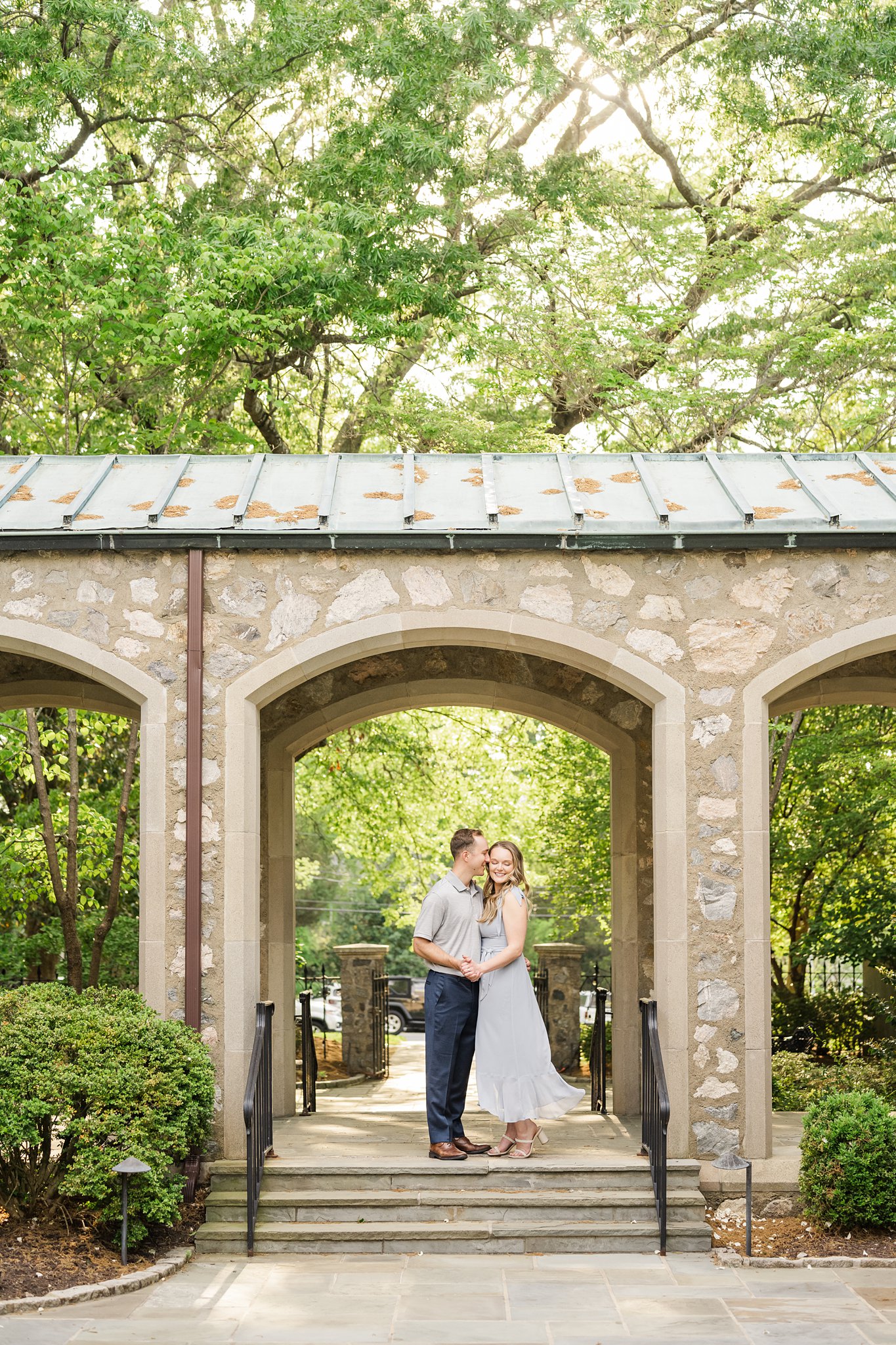 A Spring Richmond Engagement Session at St. Stephen's Episcopal Church 