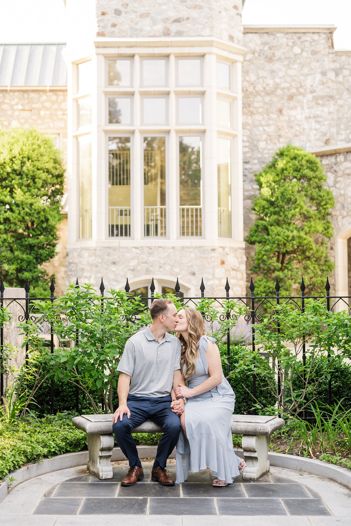 A Spring Richmond Engagement Session at St. Stephen's Episcopal Church 