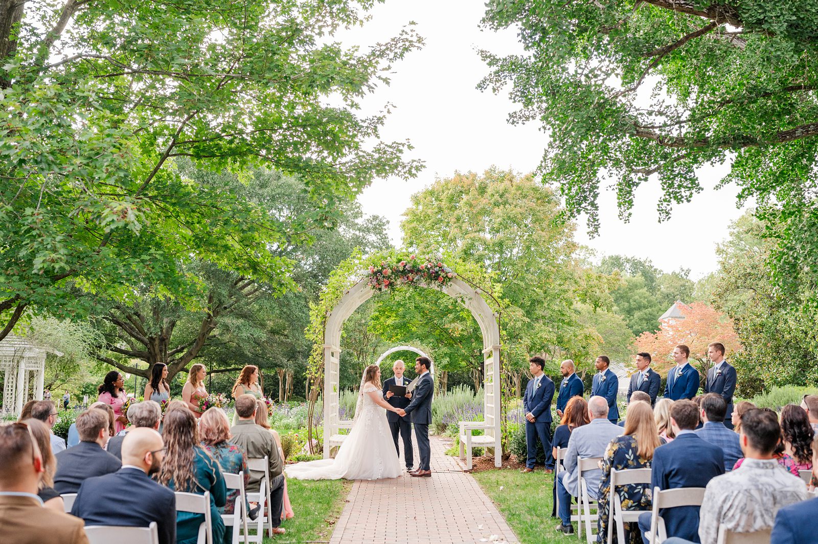  Fall Lewis Ginter Wedding Ceremony